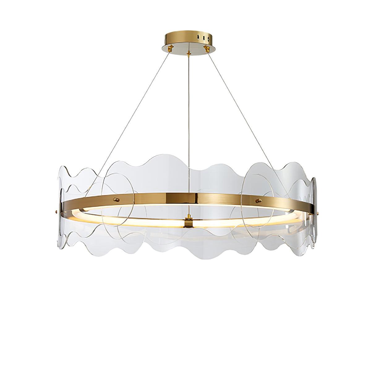 Acrylic Wave Chandelier - Letslighting
