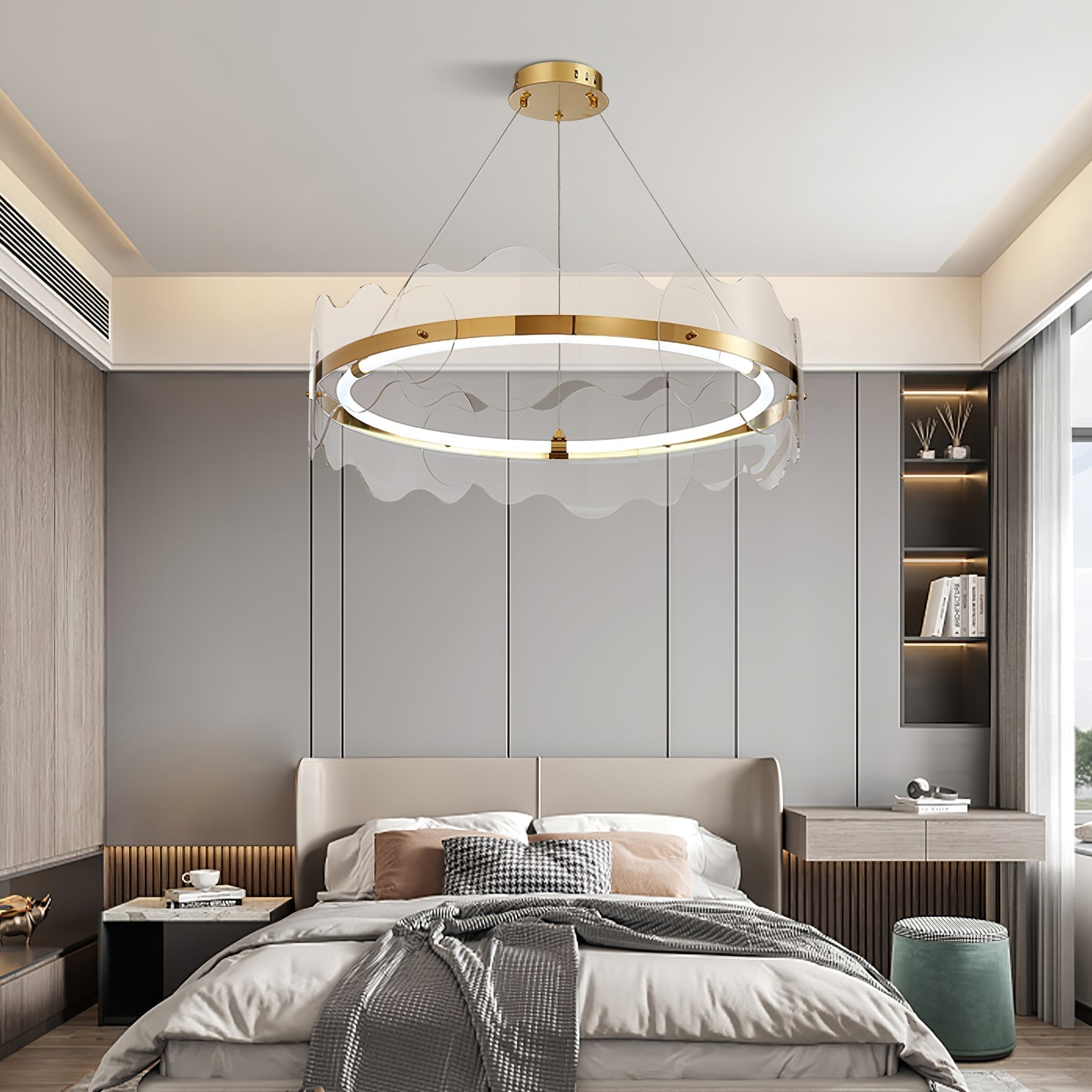 Acrylic Wave Chandelier - Letslighting