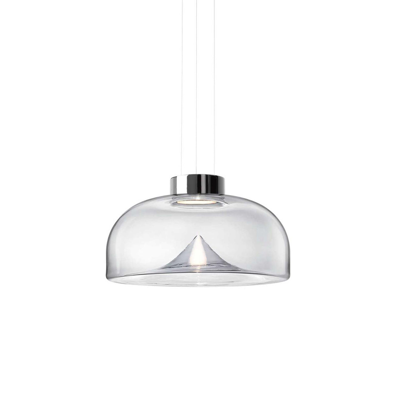 Aella Modern Minimalist Glass Pendant Light - Lamp Copper