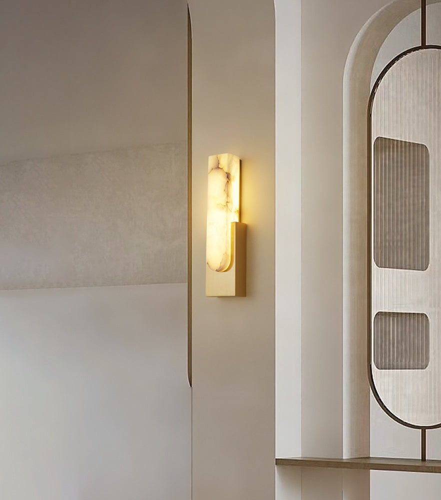 Claudia Alabaster Wall Light - Letslighting