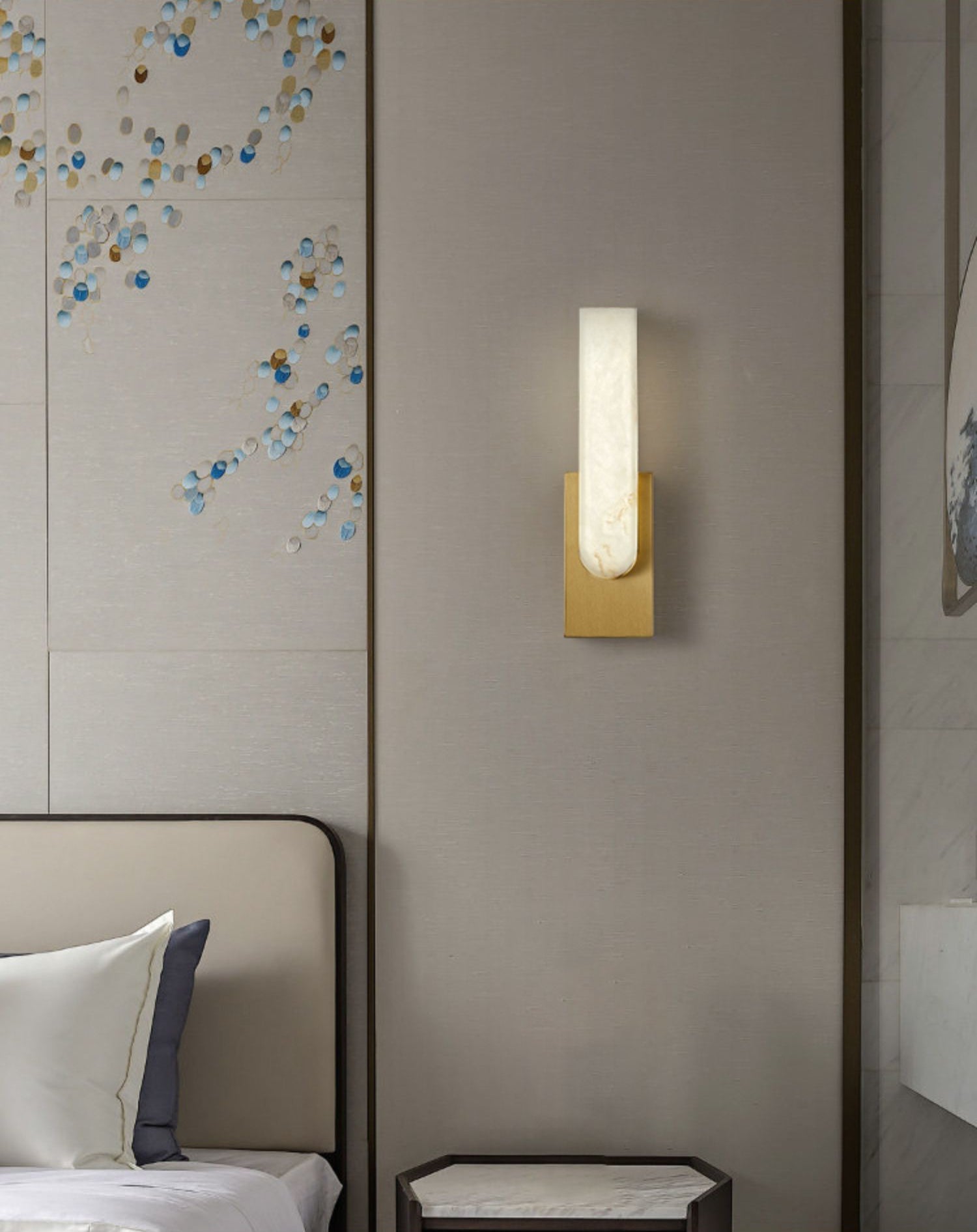 Claudia Alabaster Wall Light - Letslighting