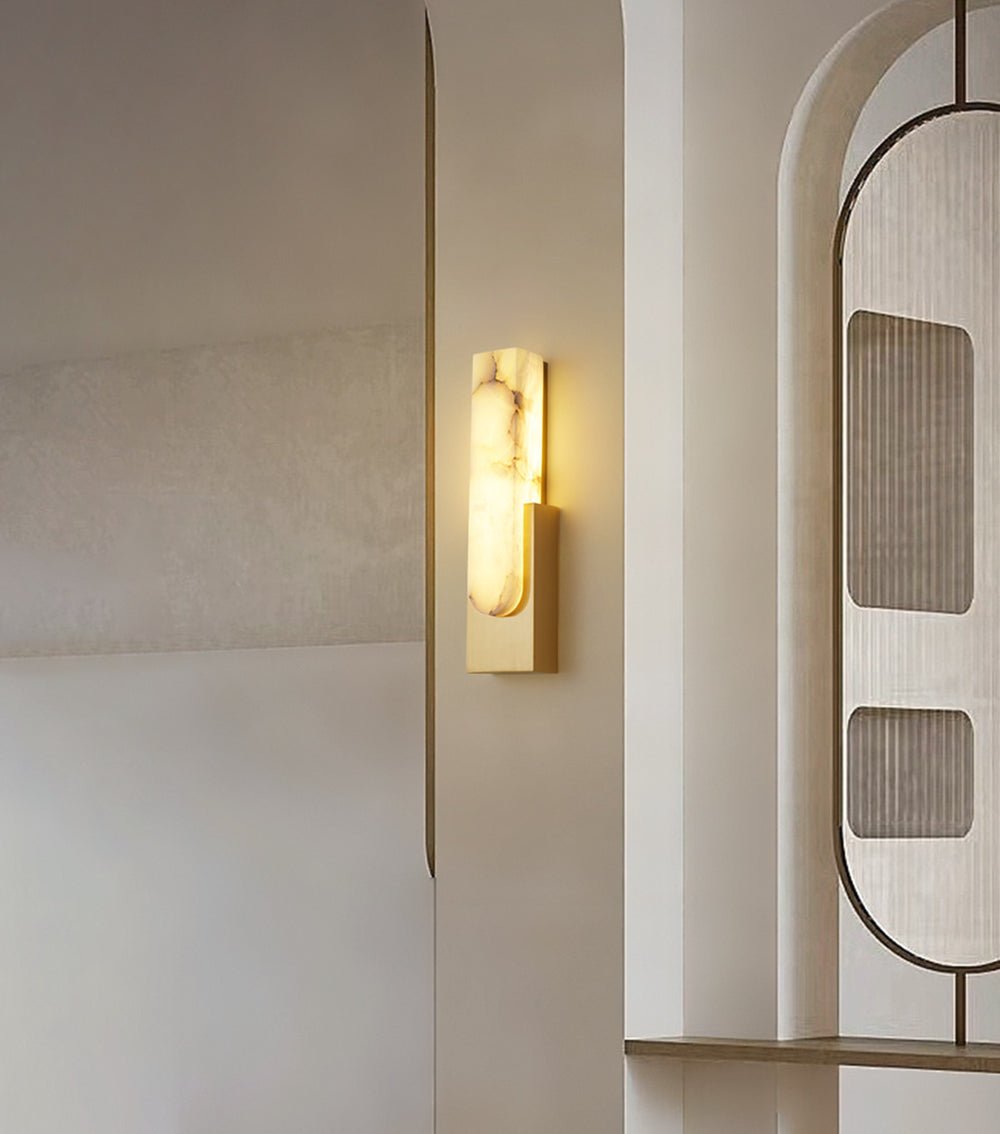 Claudia Alabaster Wall Light - Letslighting