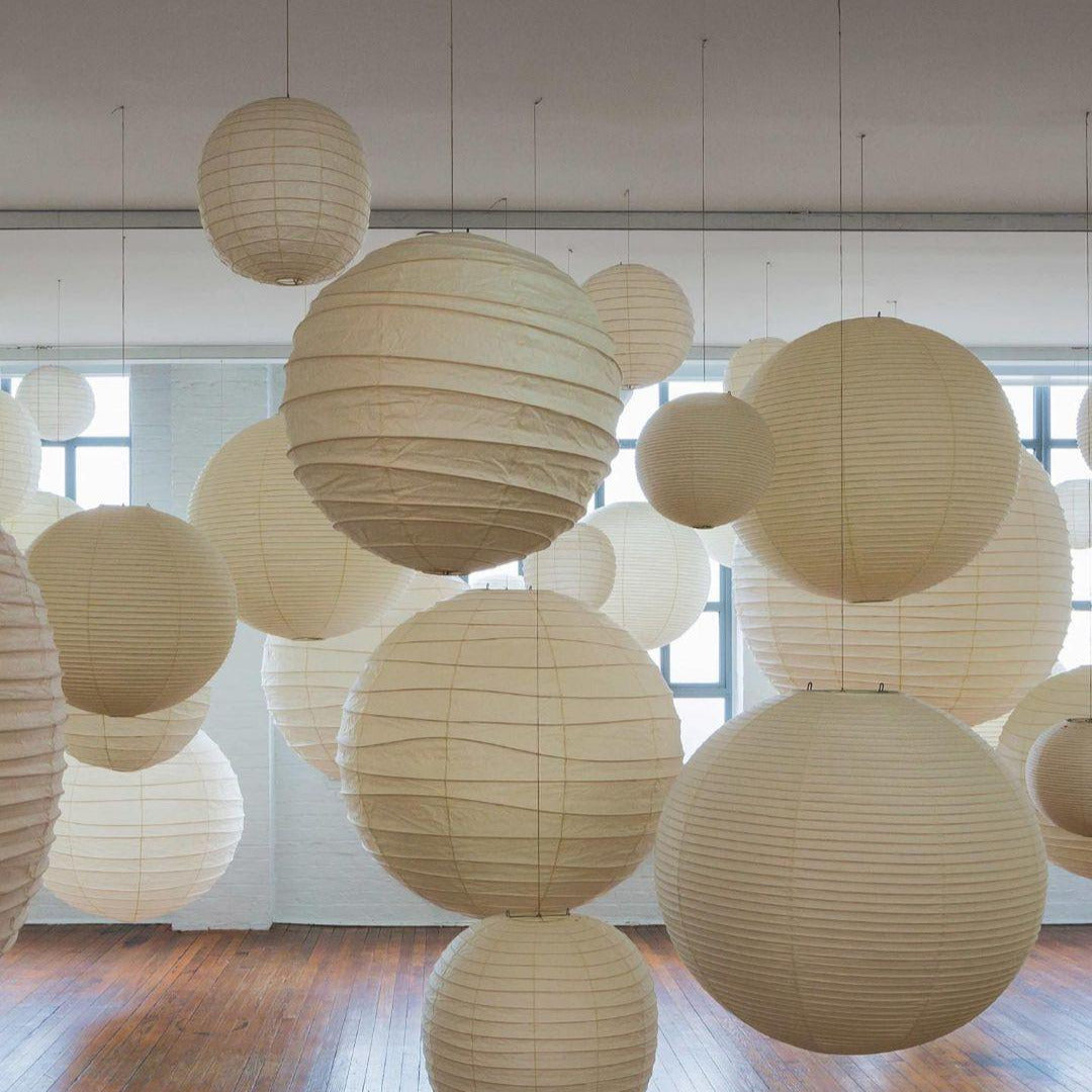 Ritta Lámpara Colgante de Papel Japonés en Forma de Globo