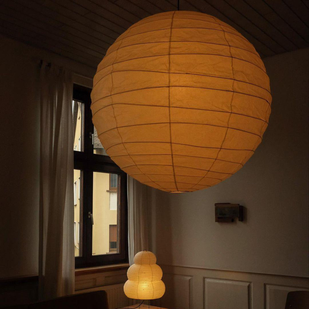 Ritta Lámpara Colgante de Papel Japonés en Forma de Globo