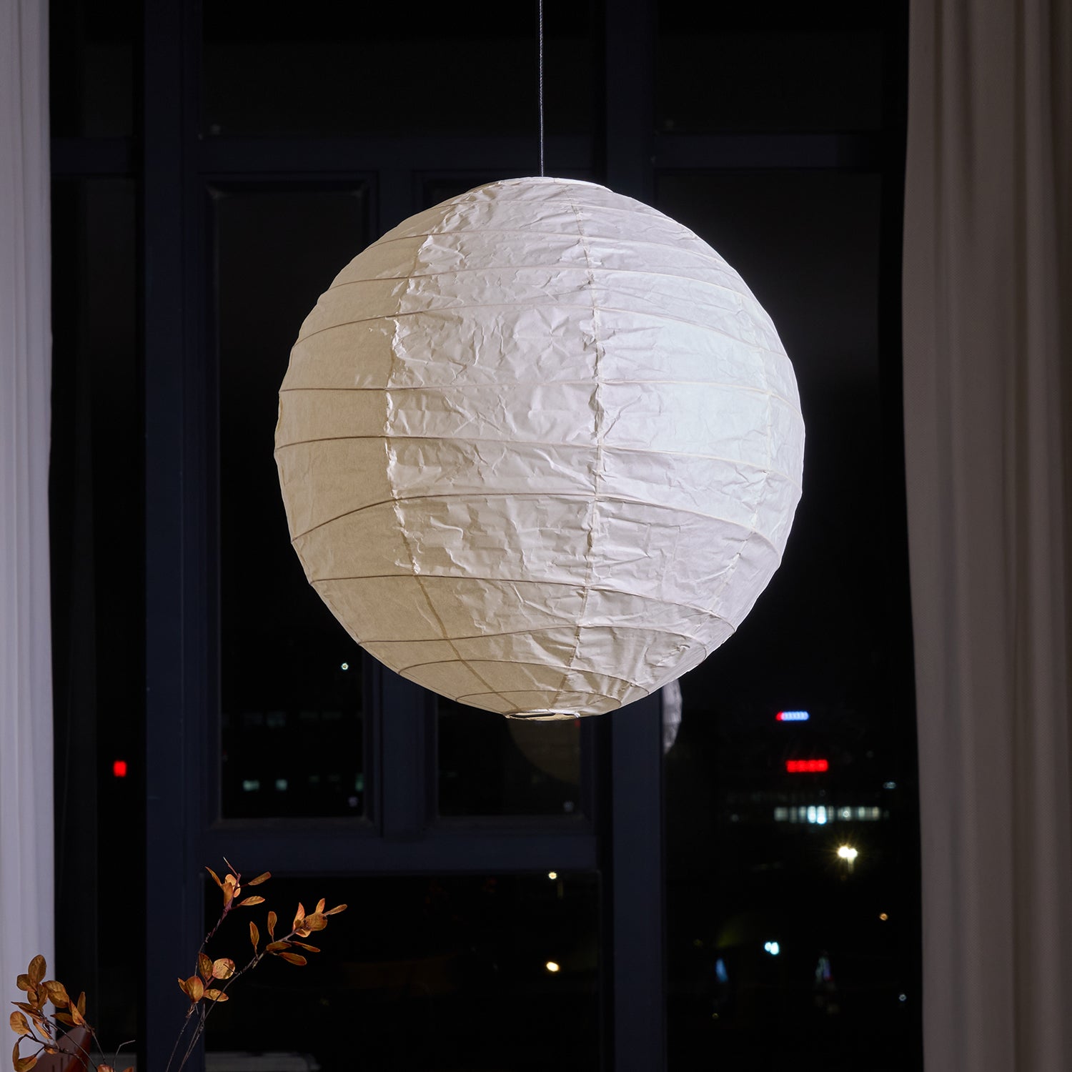 Ritta Lámpara Colgante de Papel Japonés en Forma de Globo