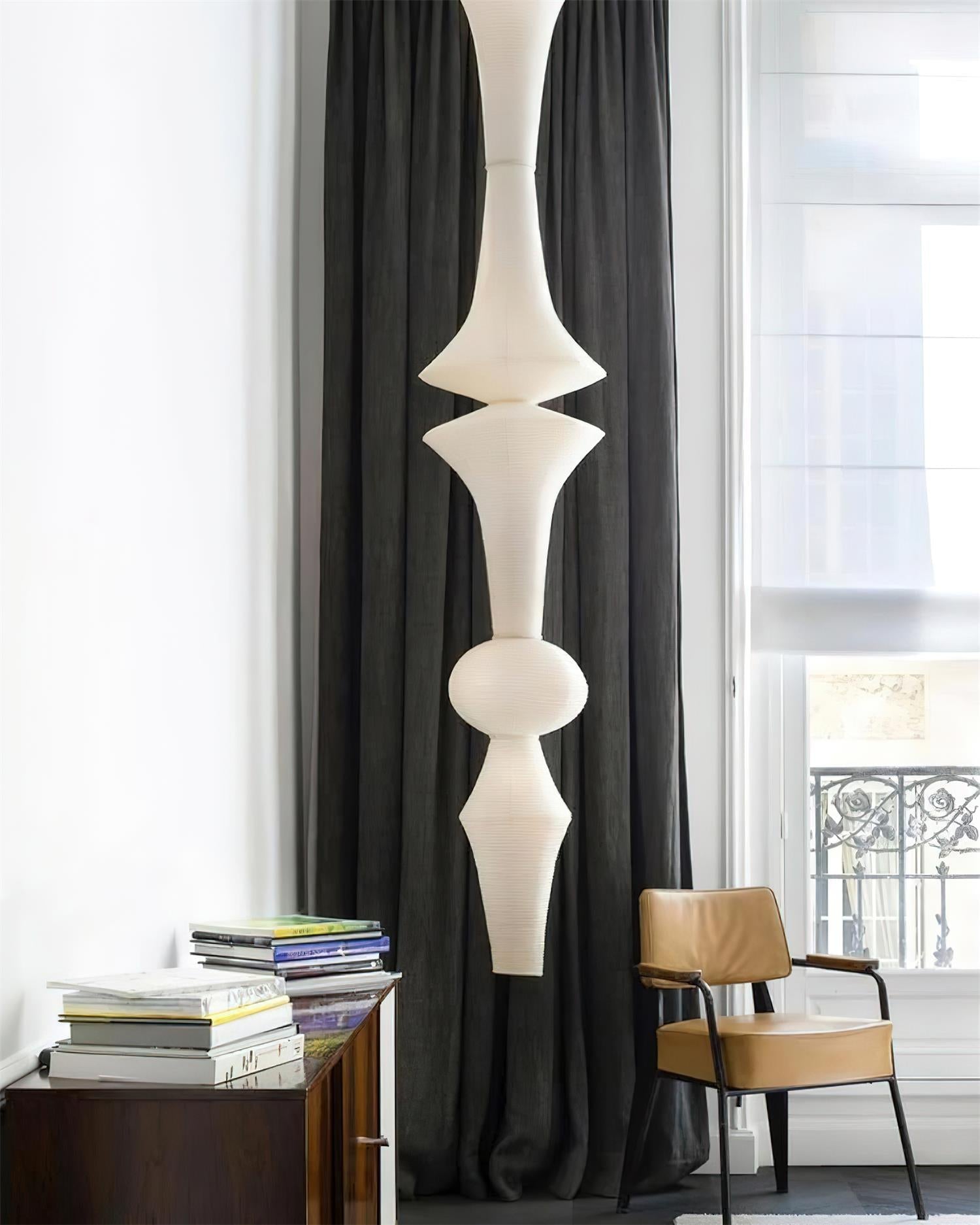 Zyora Sculptural Paper Pendant Lamp - Letslighting