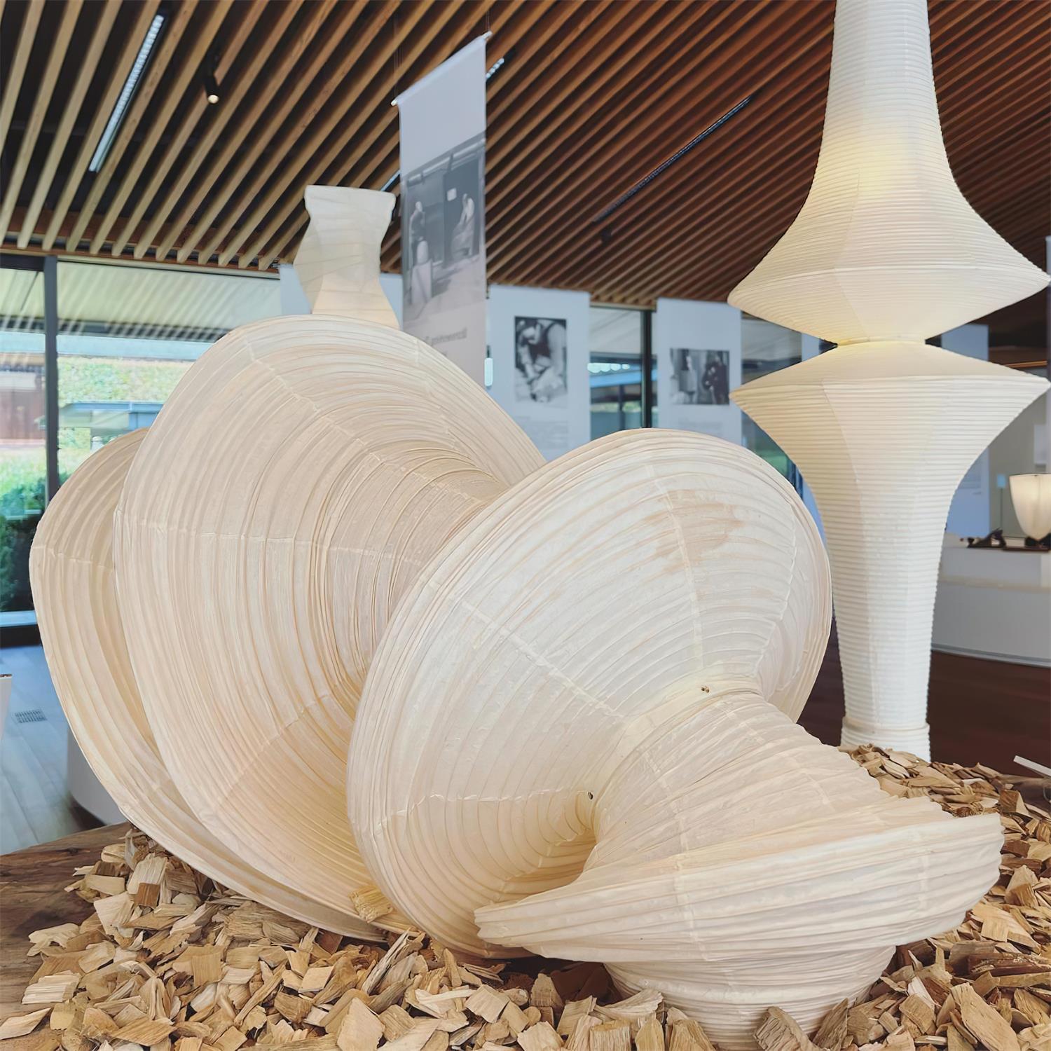 Zyora Sculptural Paper Pendant Lamp - Letslighting