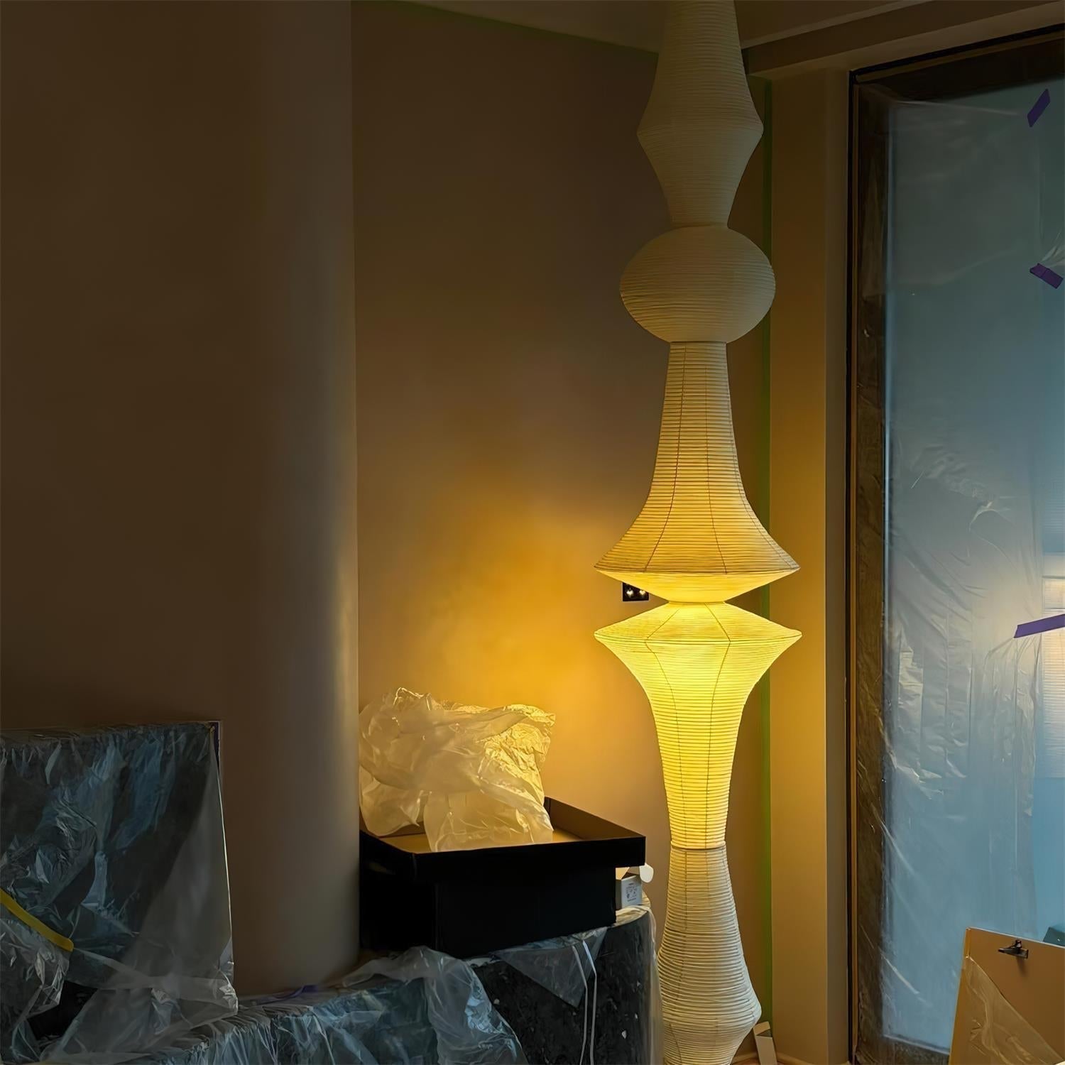 Zyora Sculptural Paper Pendant Lamp - Letslighting