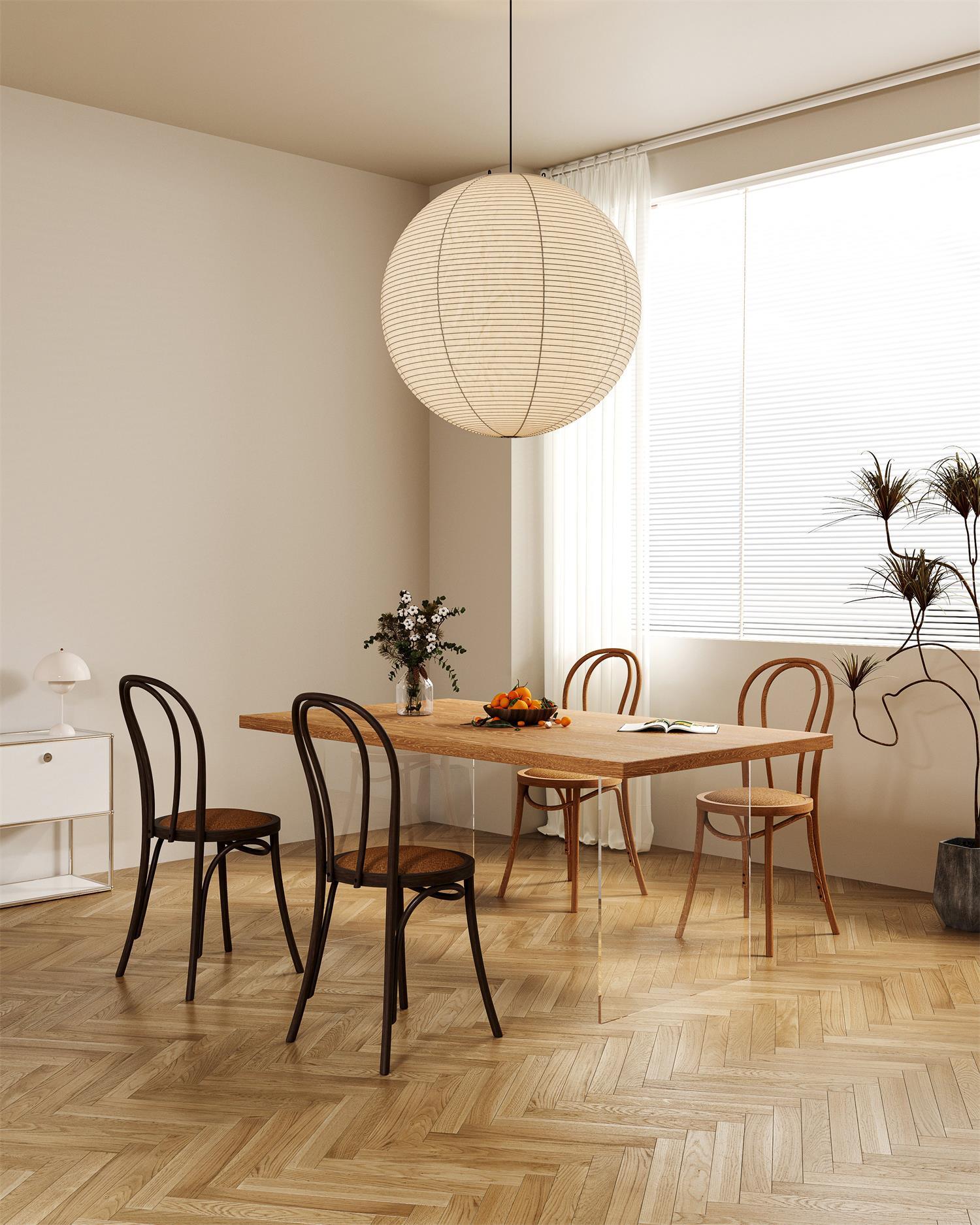 Washi Paper Round Series Pendant Lamp - Letslighting