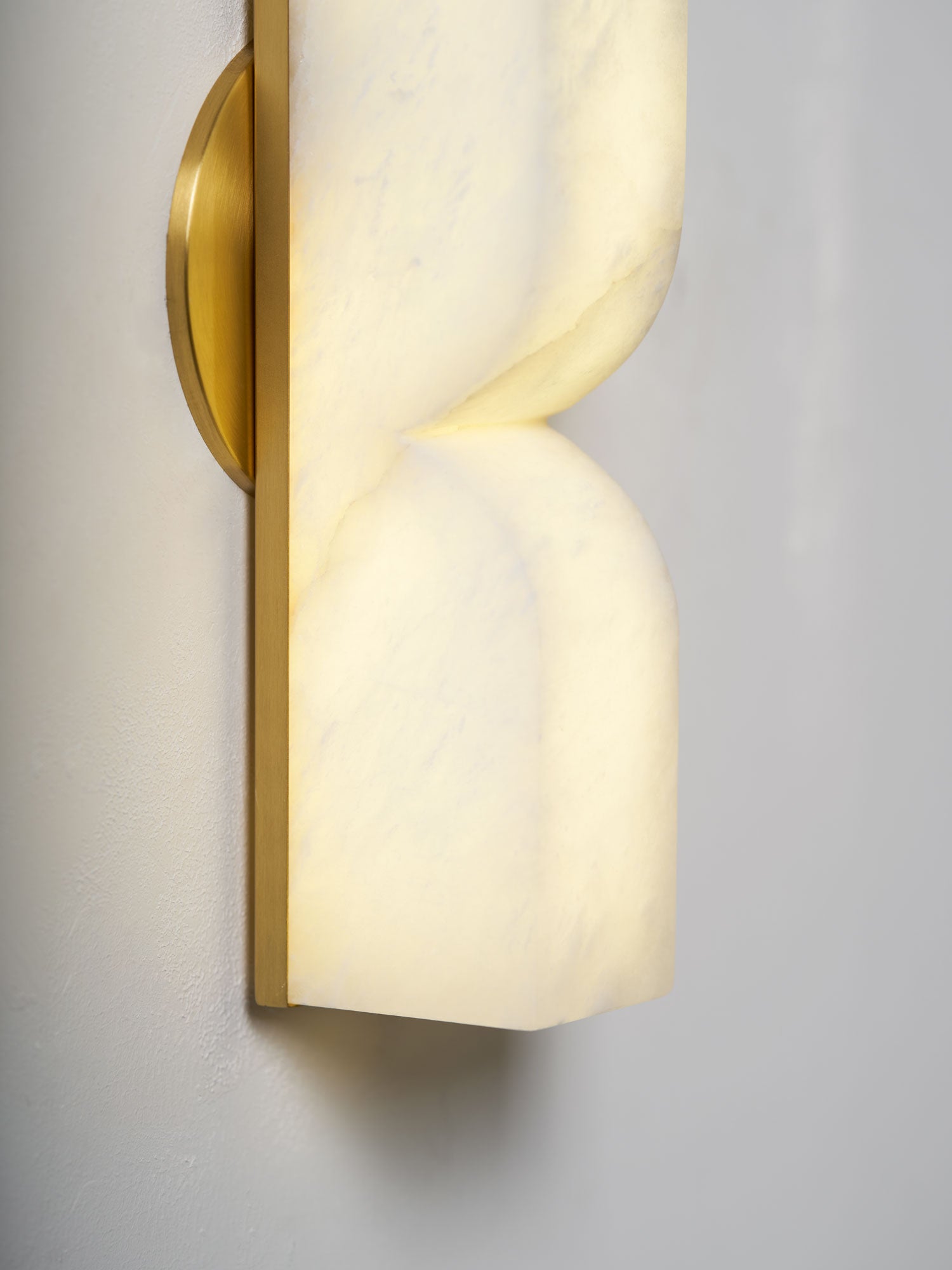 Lunaris Alabaster Rectangular Wall Lamp - Letslighting