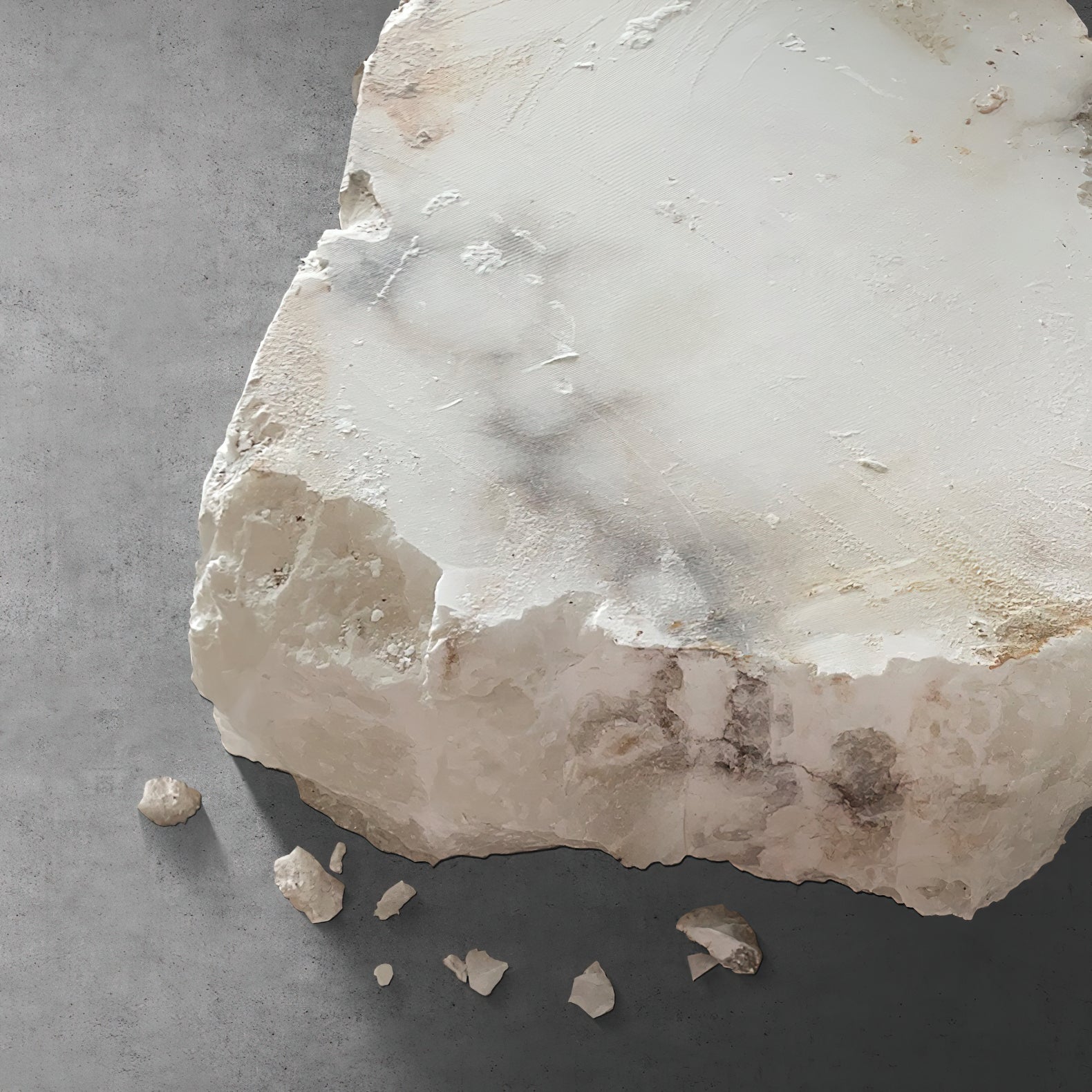 Fljotuvye Modern Ball Alabaster Pendant Light - Lamp Copper