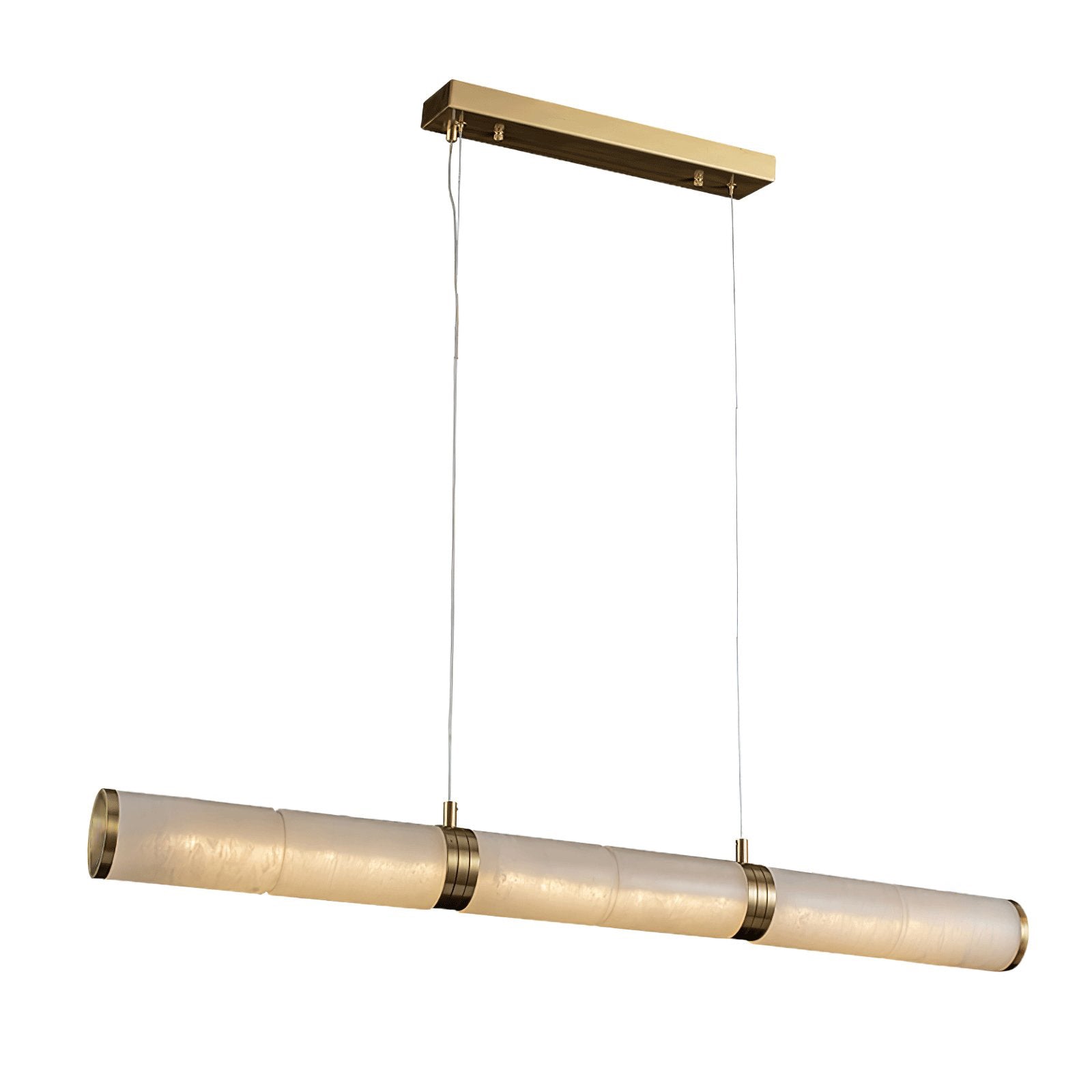 Eira Minimalist Alabaster Linear Pendant Light - Letslighting