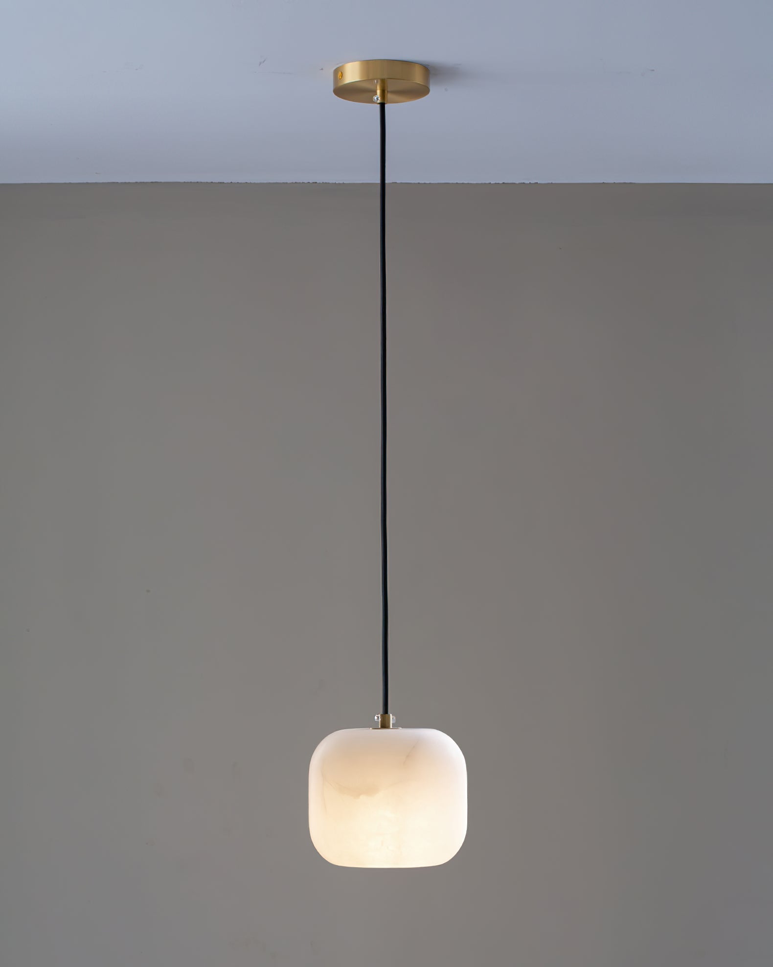 Ildvuvyd Minimalist Bedside Brass Pendant Light - Lamp Copper