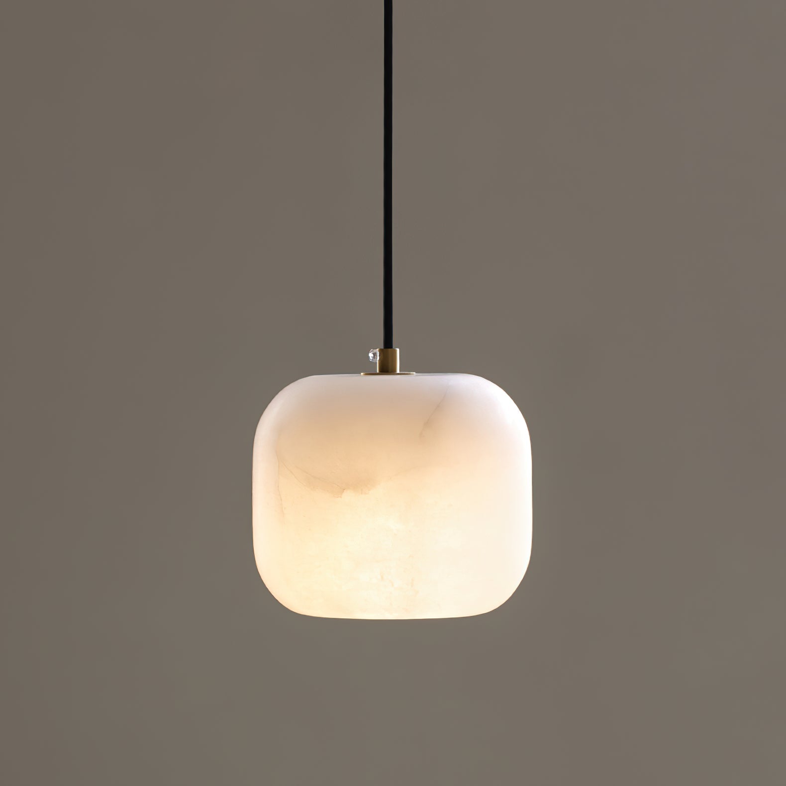 Ildvuvyd Minimalist Bedside Brass Pendant Light - Lamp Copper
