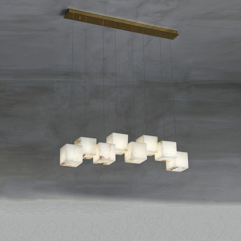 Eurraeel Alabaster Spiral Chandelier - Letslighting