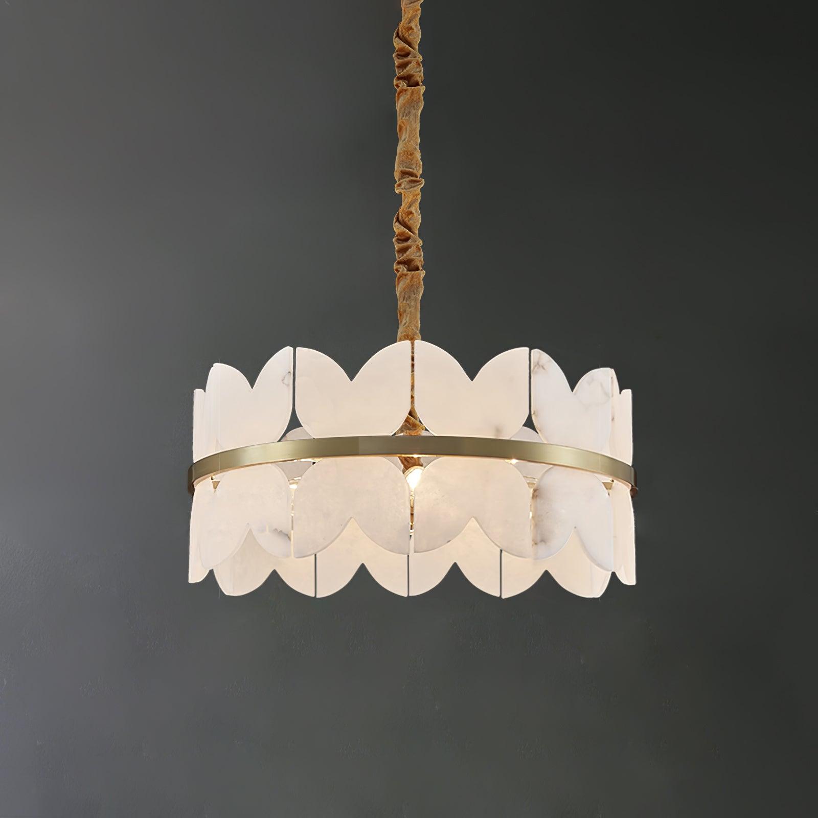 Seraphina Vintage Alabaster Chandelier - Letslighting