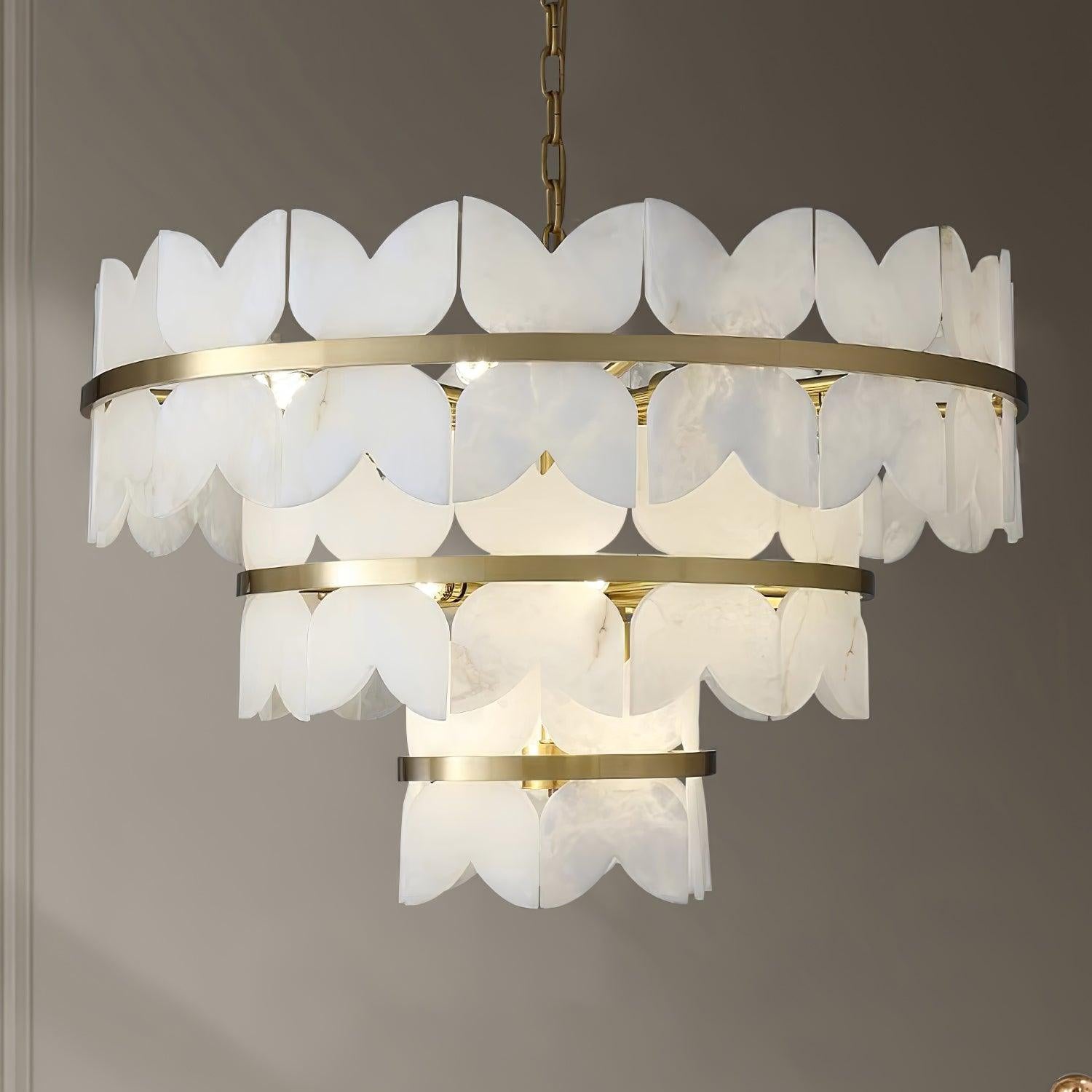 Seraphina Vintage Alabaster Chandelier - Letslighting