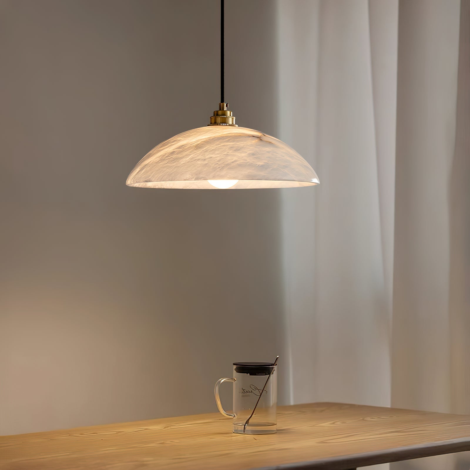 Ljomuvyd Individual Creativity Dome Metal Pendant Light - Lamp Copper