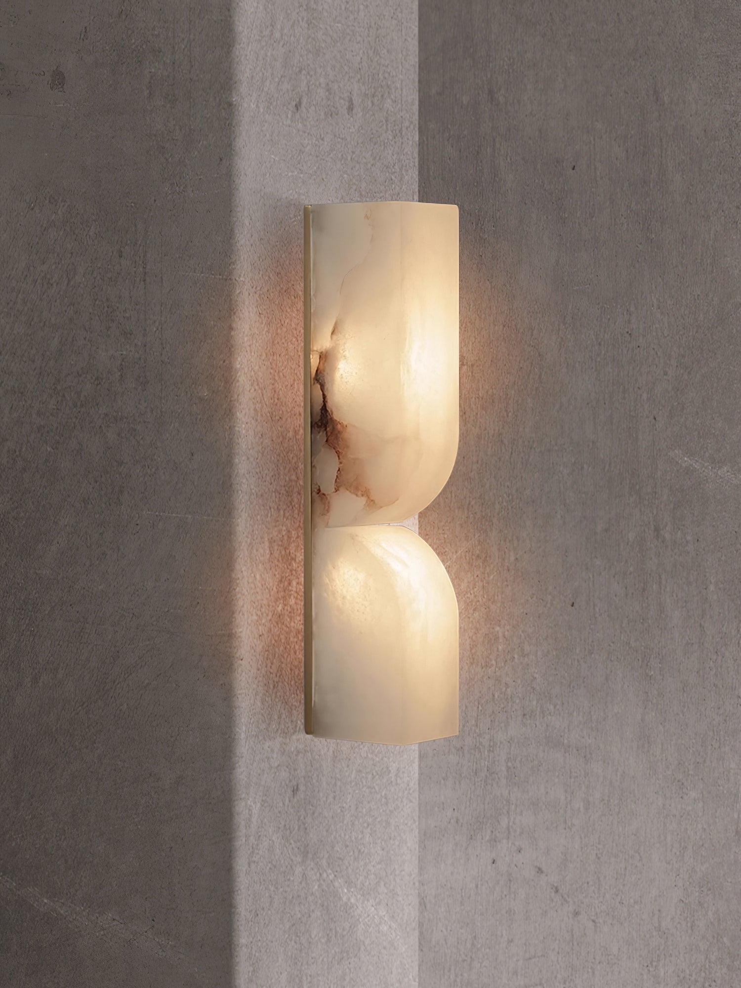Lunaris Alabaster Rectangular Wall Lamp - Letslighting
