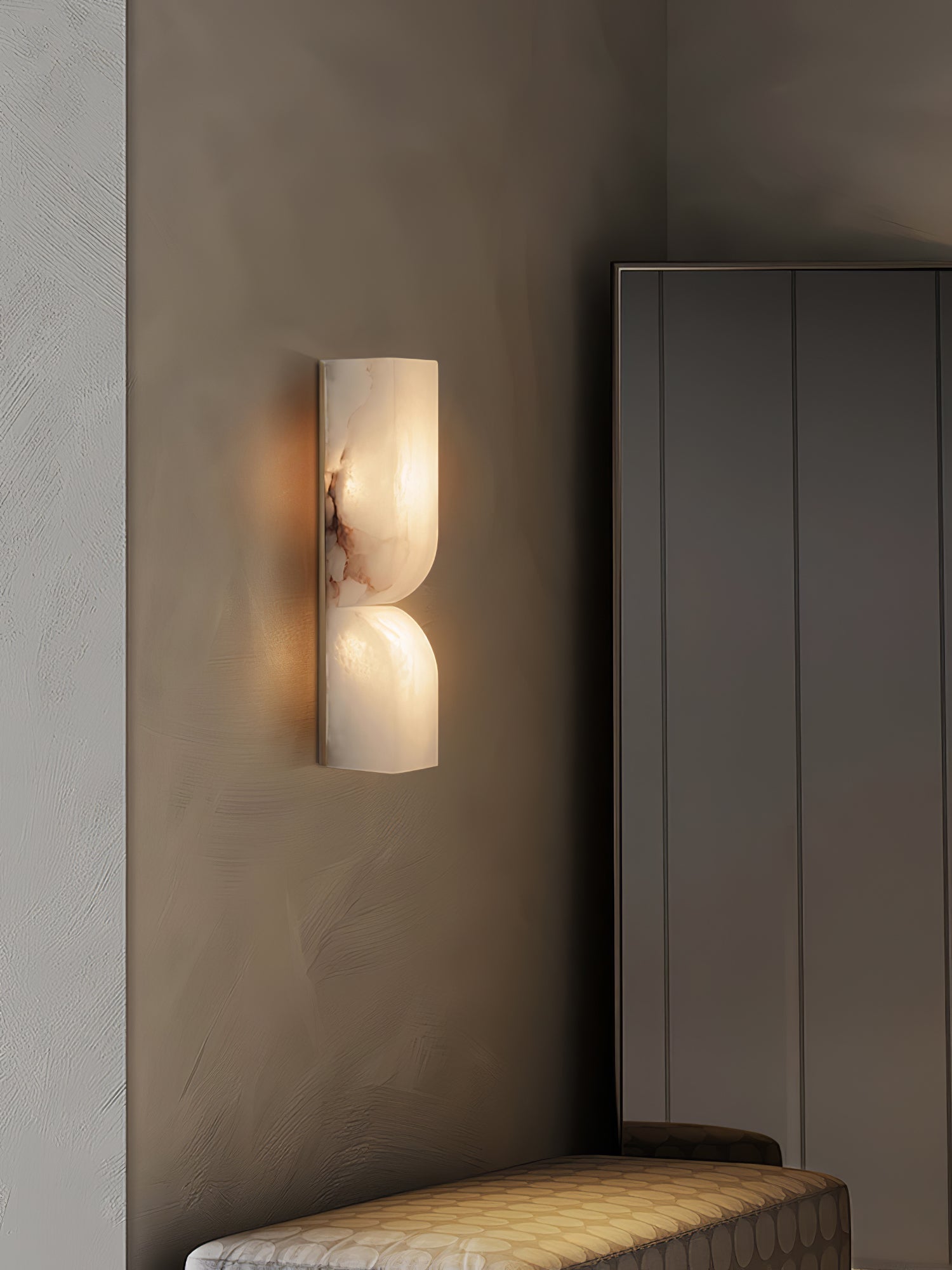 Lunaris Alabaster Rectangular Wall Lamp - Letslighting