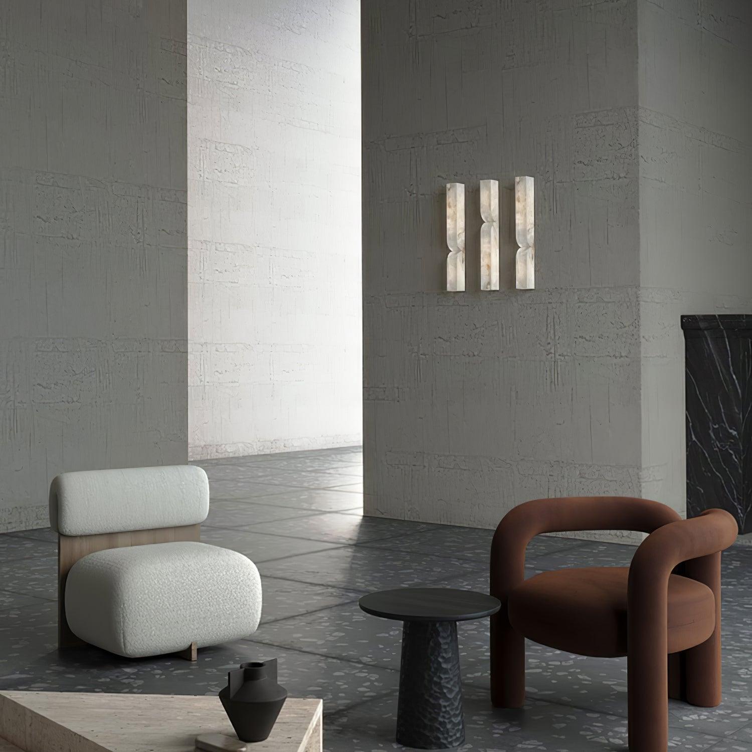 Lunaris Alabaster Rectangular Wall Lamp - Letslighting