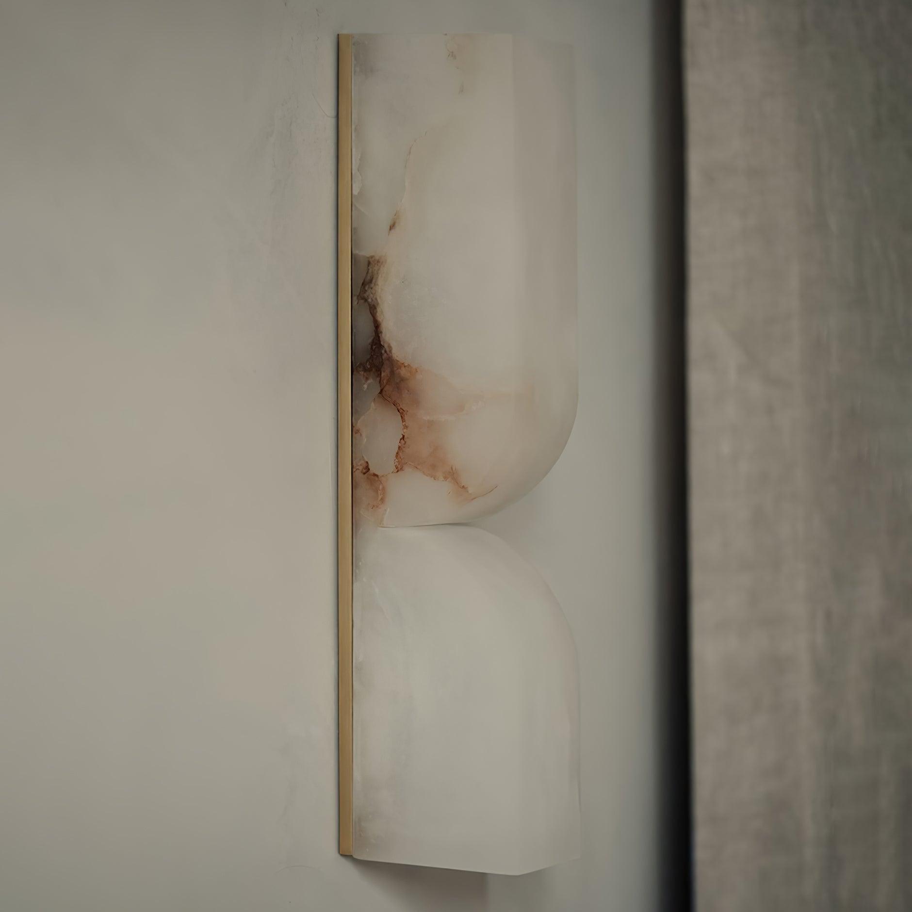 Lunaris Alabaster Rectangular Wall Lamp - Letslighting