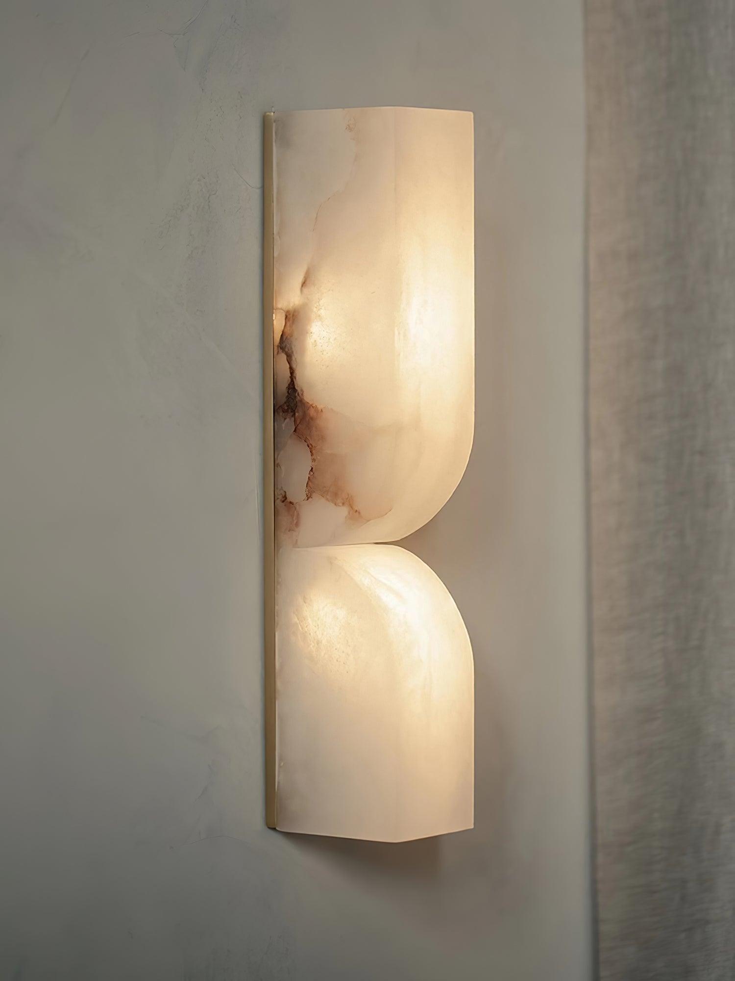 Lunaris Alabaster Rectangular Wall Lamp - Letslighting