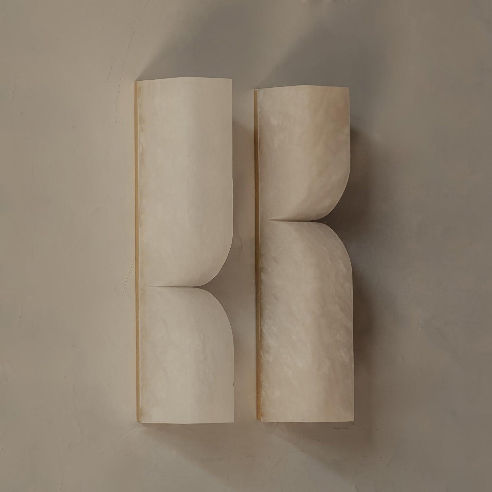 Lunaris Alabaster Rectangular Wall Lamp - Letslighting