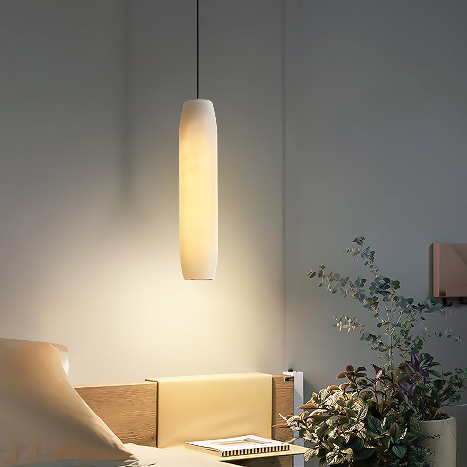 Kvennuvye Flute Modern Minimalist Metal Pendant Light - Lamp Copper