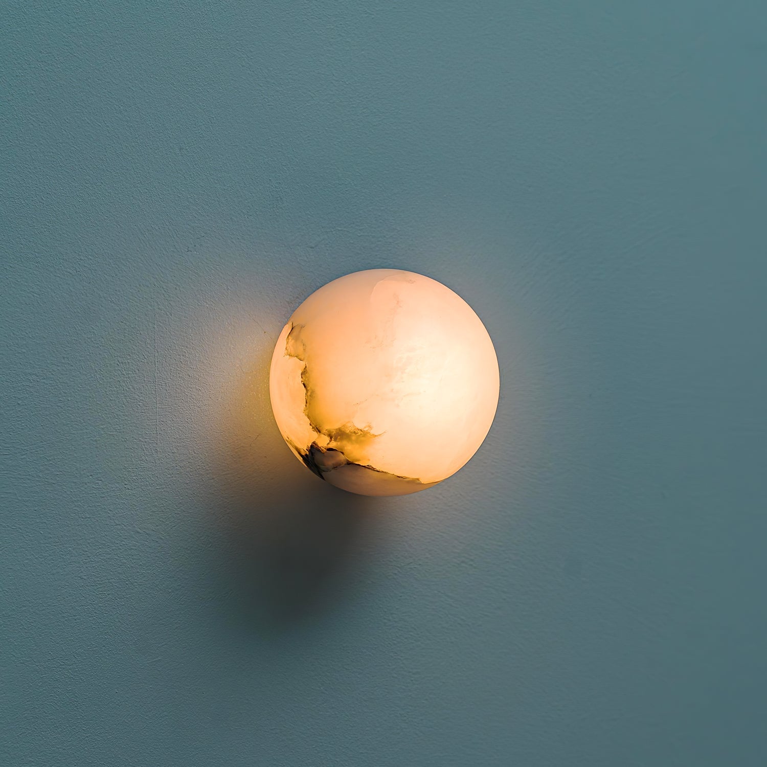 Kristy Lámpara de Pared Mini Orb de Alabastro