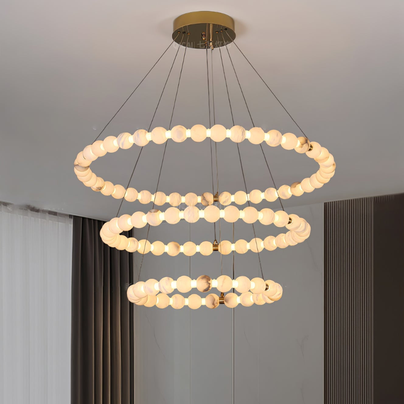 Orion Modern Alabaster Pendant Light - Letslighting