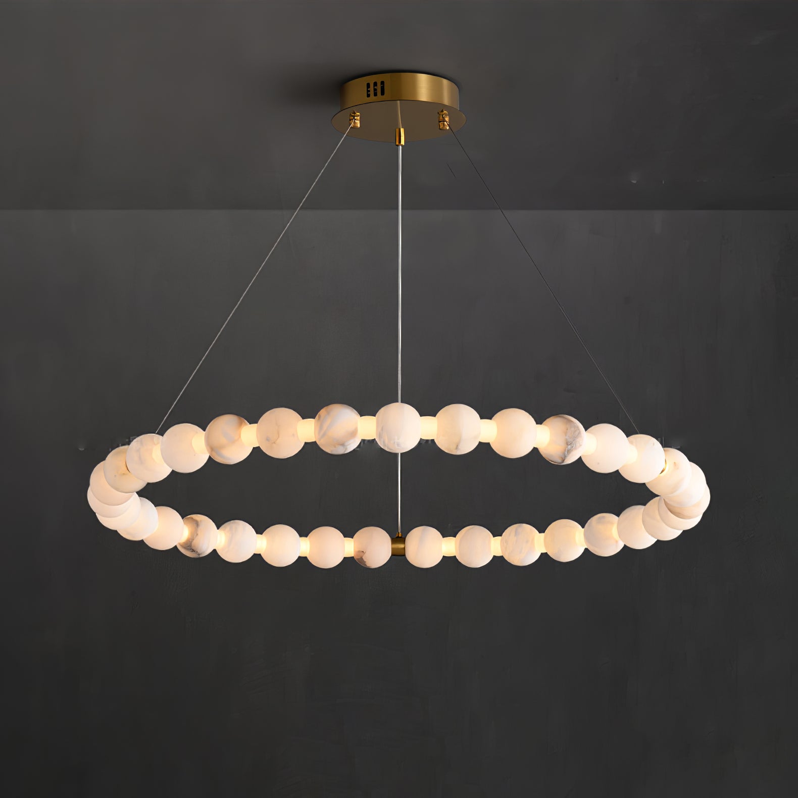 Orion Modern Alabaster Pendant Light - Letslighting