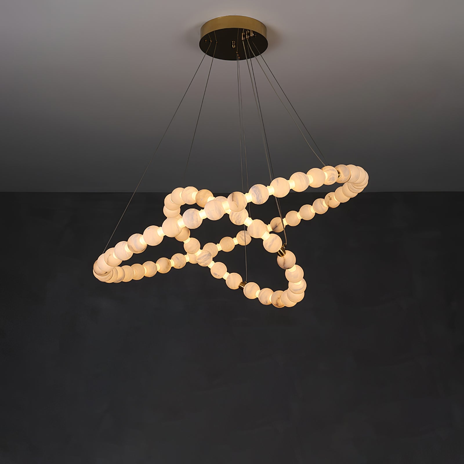 Orion Modern Alabaster Pendant Light - Letslighting