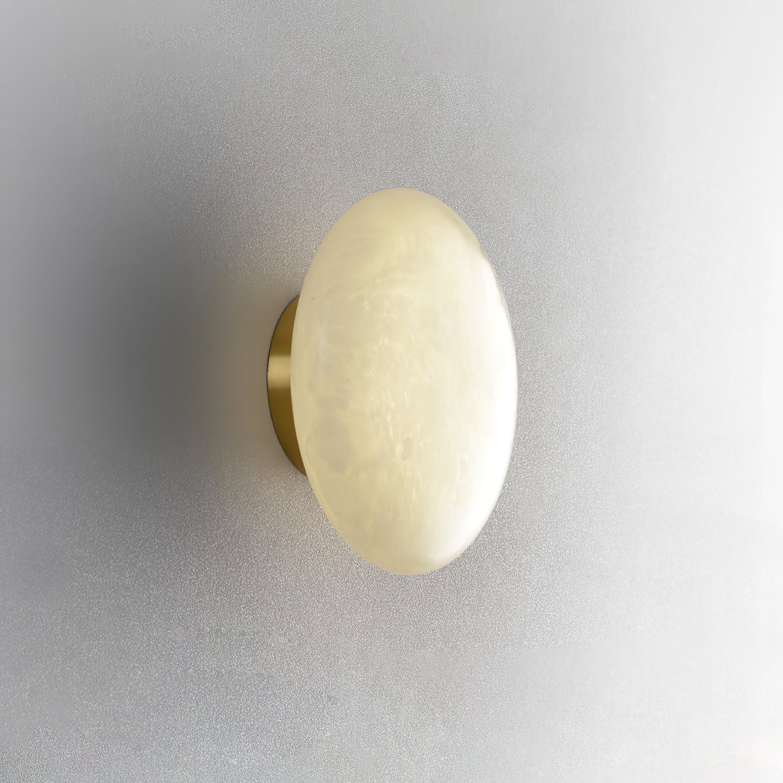 Vanorara Minimalist Alabaster Flush Mount Light - Letslighting