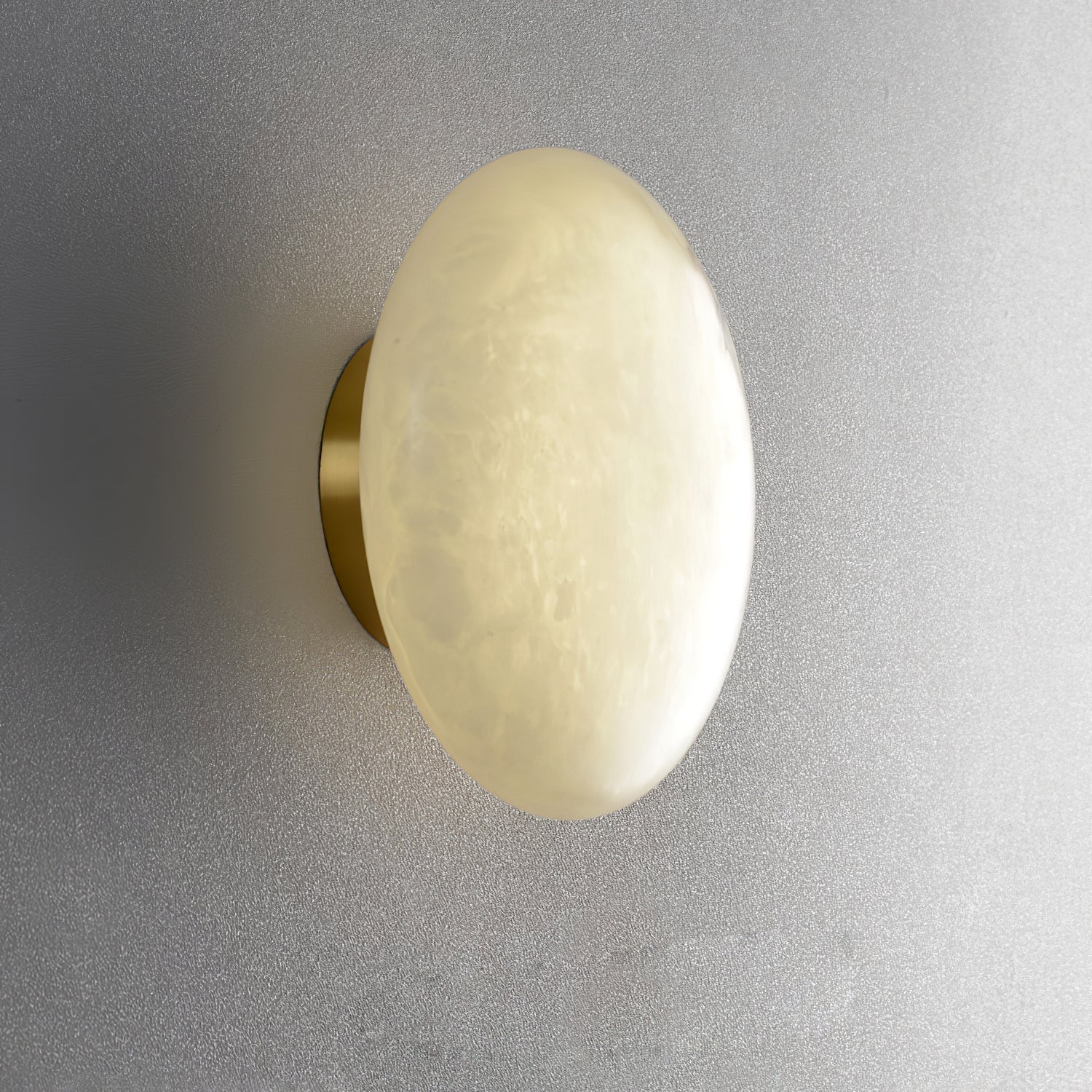 Vanorara Minimalist Alabaster Flush Mount Light - Letslighting