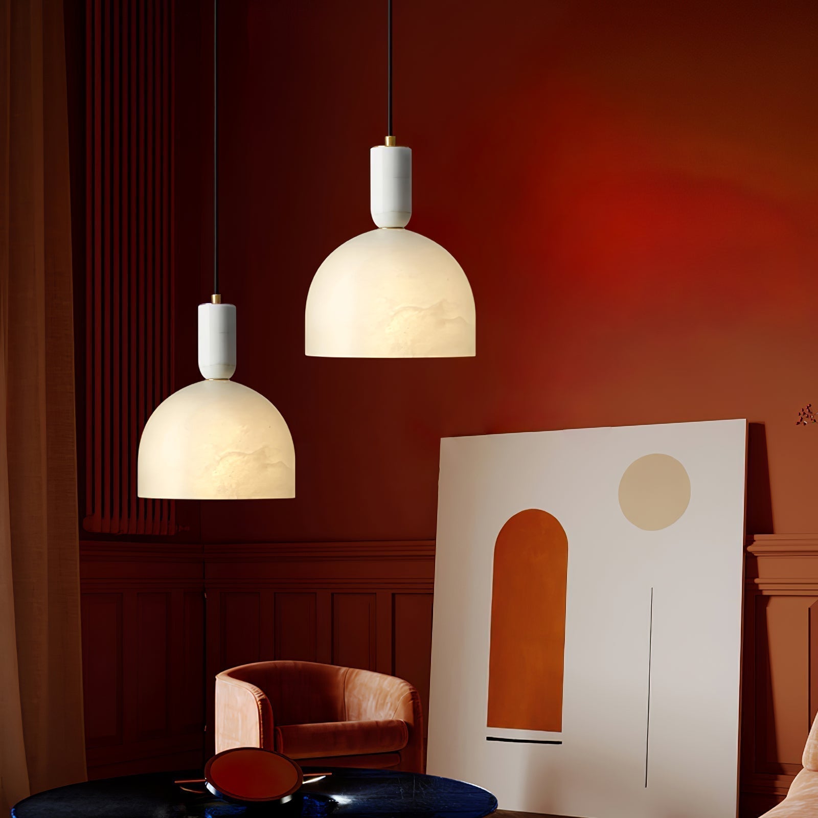 Culiror Minimalist Alabaster Pendant Light - Letslighting