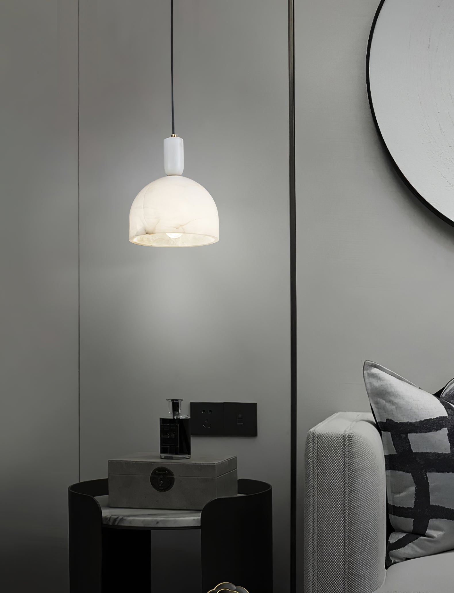 Culiror Minimalist Alabaster Pendant Light - Letslighting