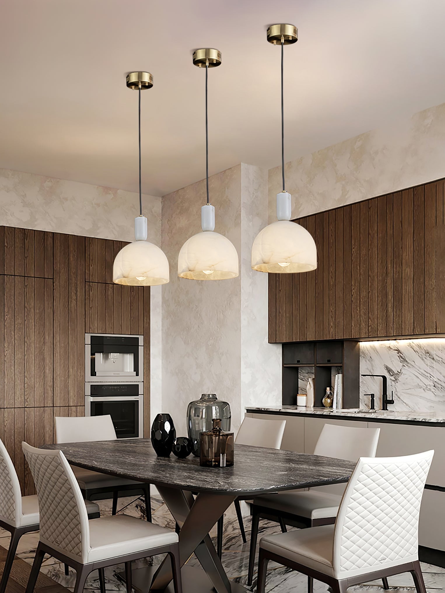 Culiror Minimalist Alabaster Pendant Light - Letslighting