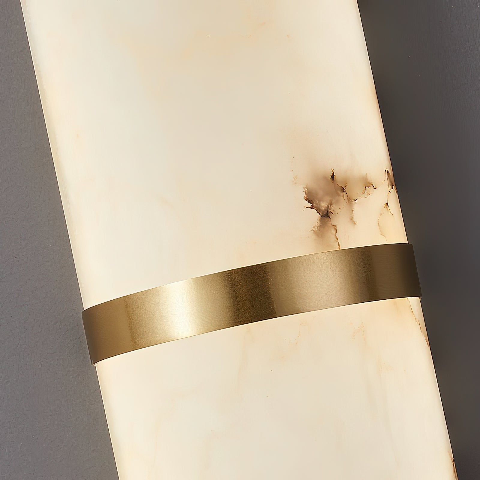 Ostruvyd Luxury Pill Alabaster Wall Lamp - Lamp Copper