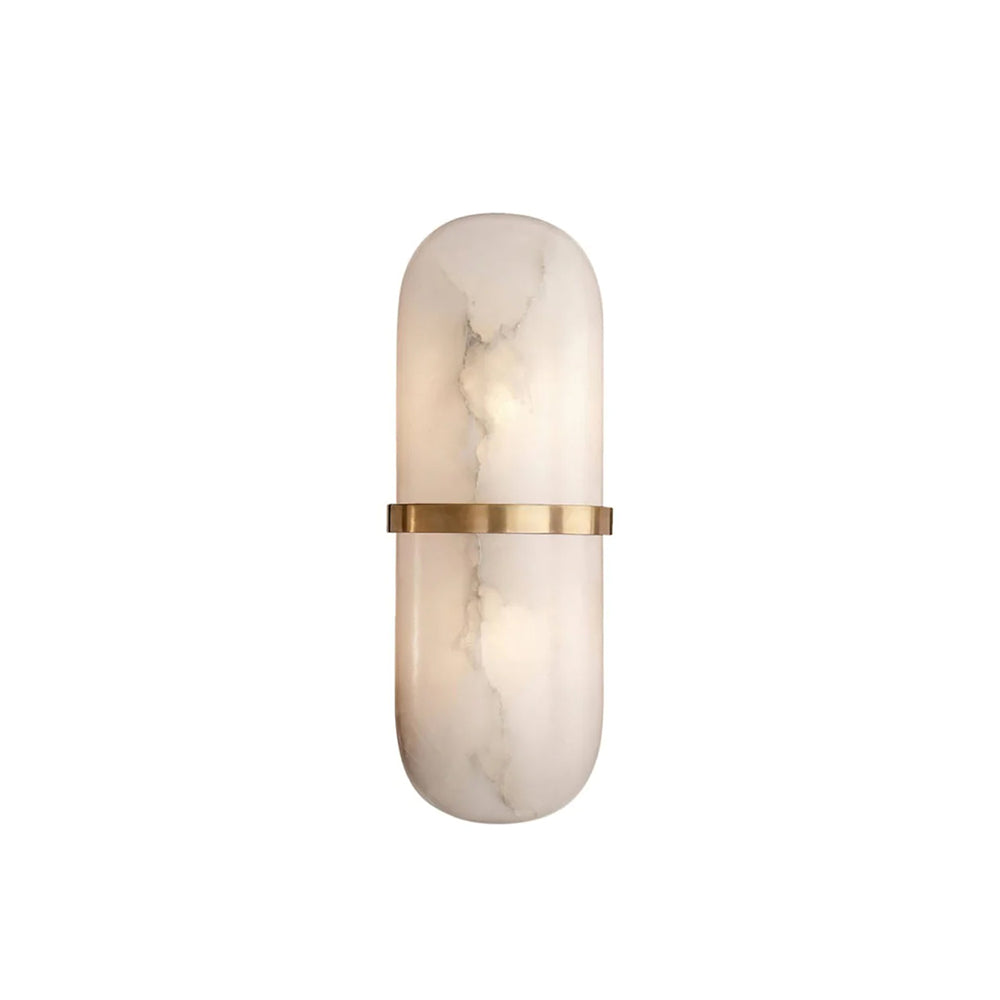 Vitheion Minimalist Alabaster Wall Light - Letslighting