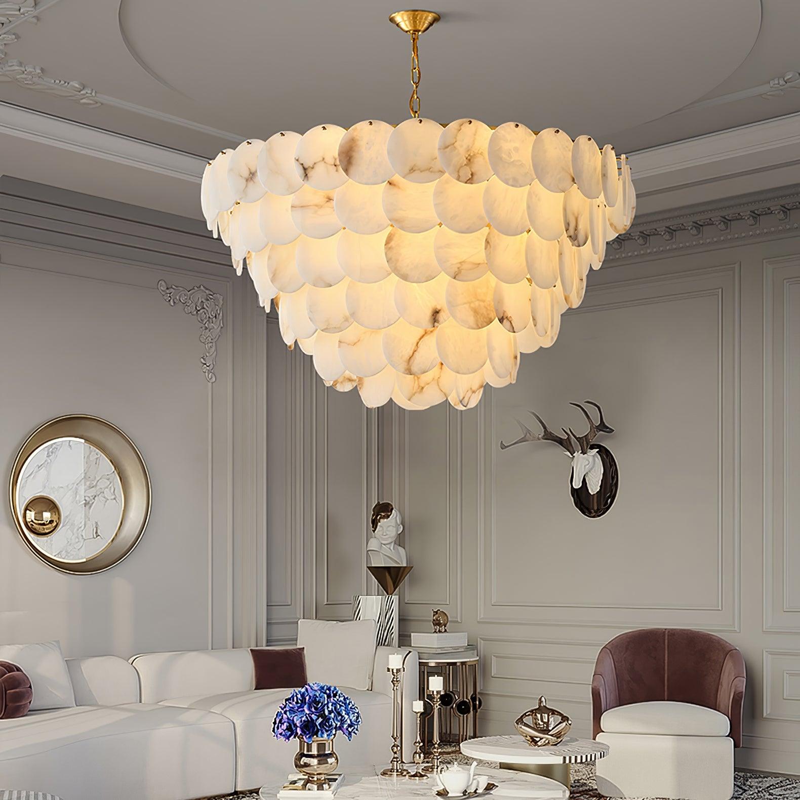 Ulorir Alabaster Chandelier - Letslighting