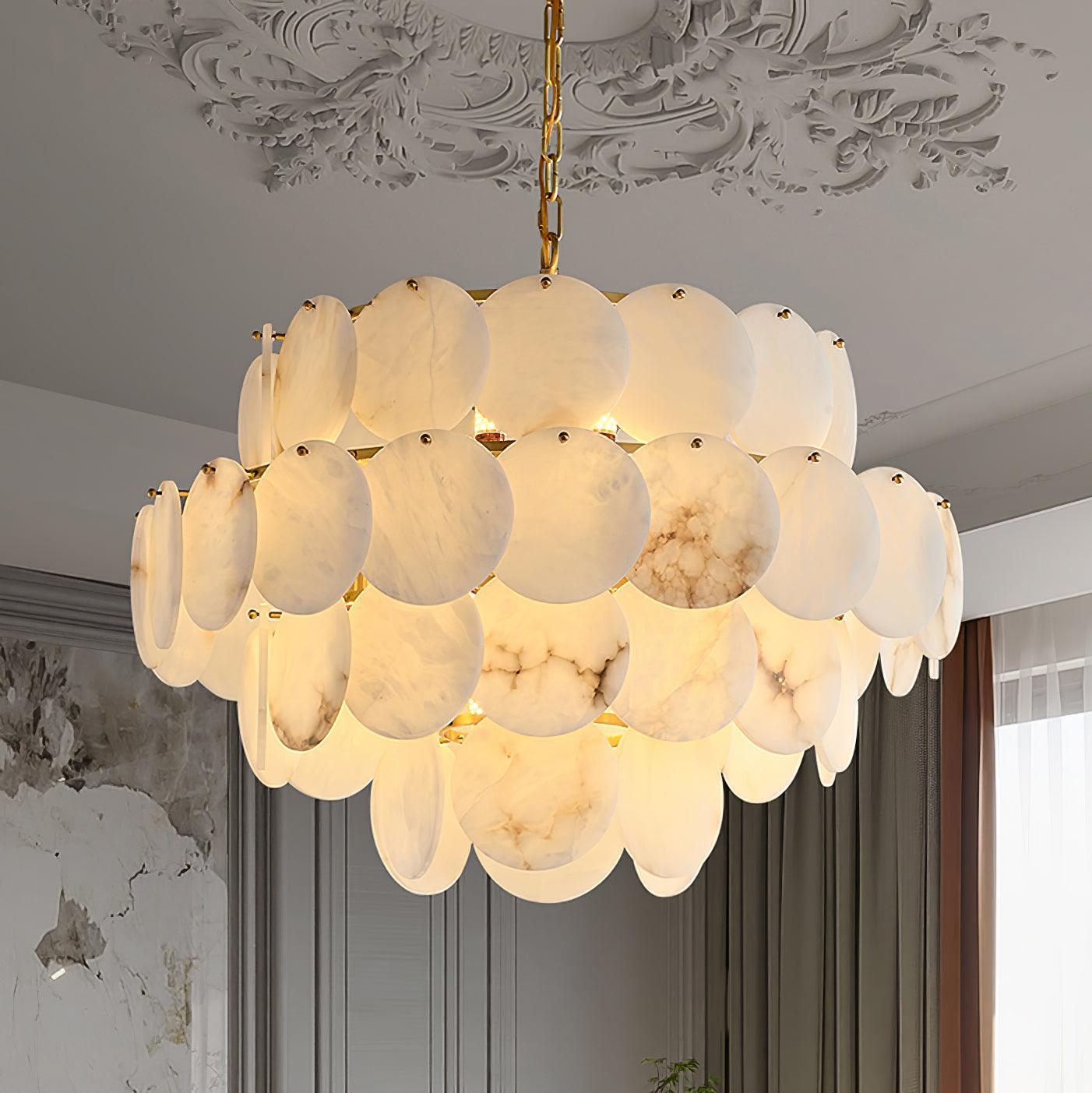 Ulorir Alabaster Chandelier - Letslighting