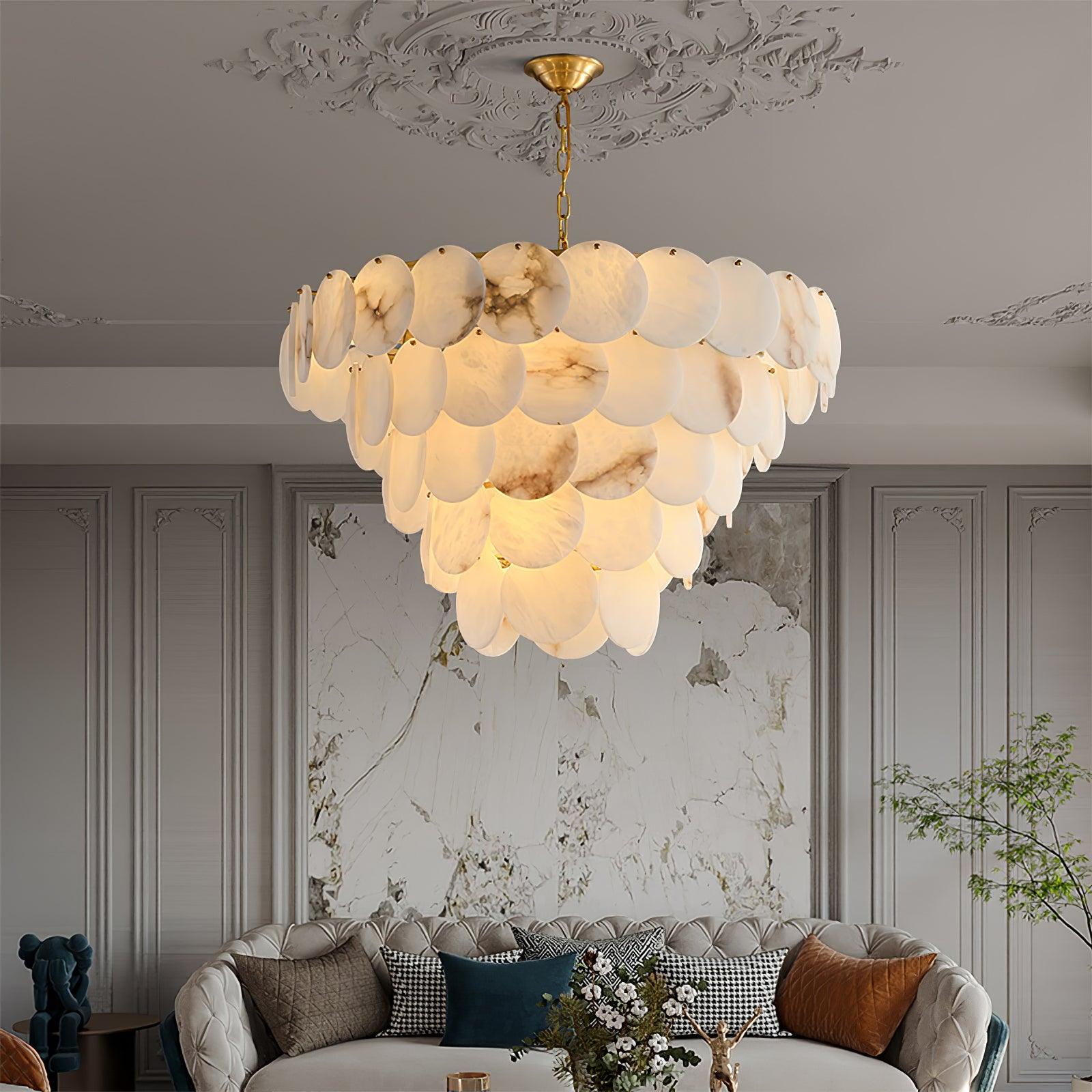 Ulorir Alabaster Chandelier - Letslighting