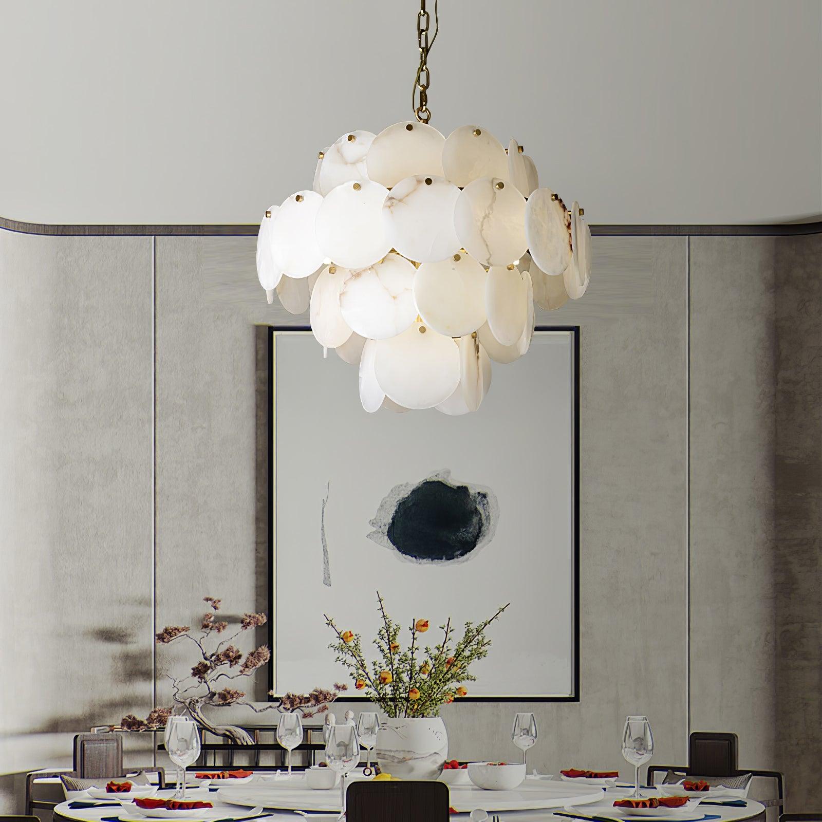 Ulorir Alabaster Chandelier - Letslighting