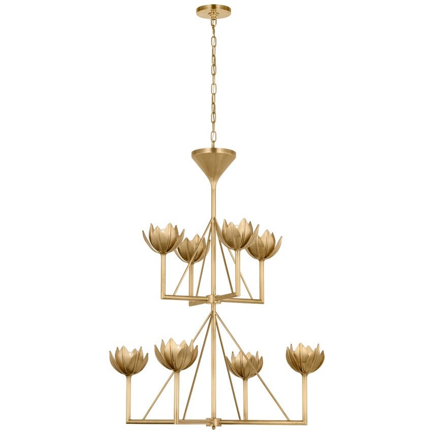 Ulmaris Floral Metal Chandelier - Letslighting