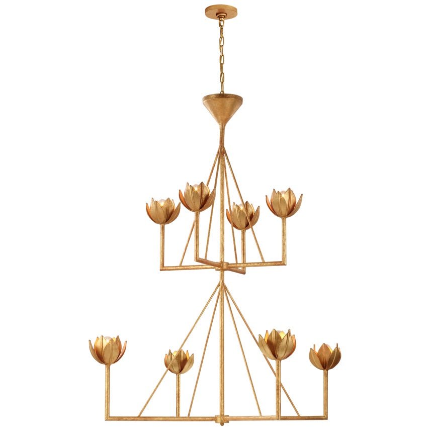 Ulmaris Floral Metal Chandelier - Letslighting