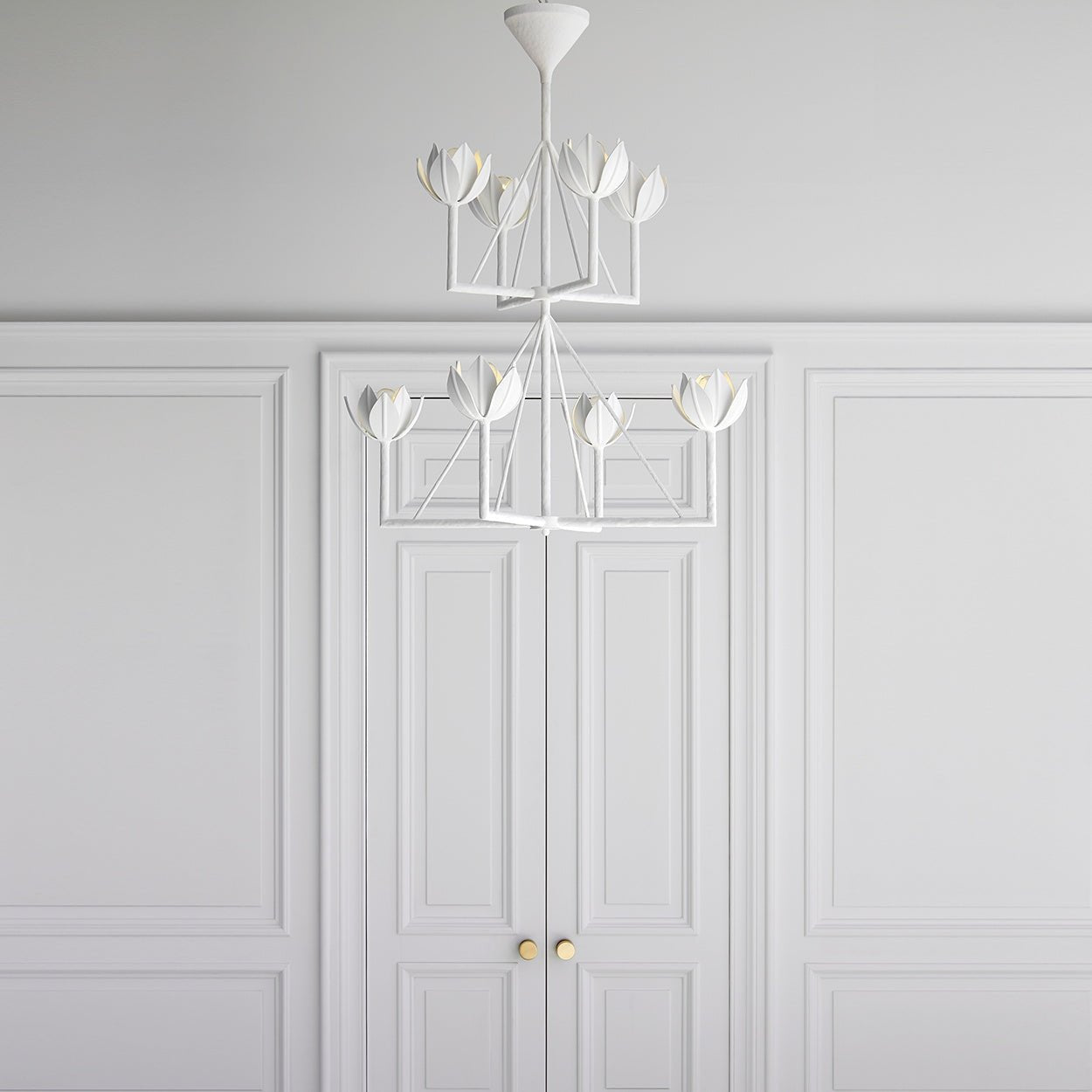 Ulmaris Floral Metal Chandelier - Letslighting