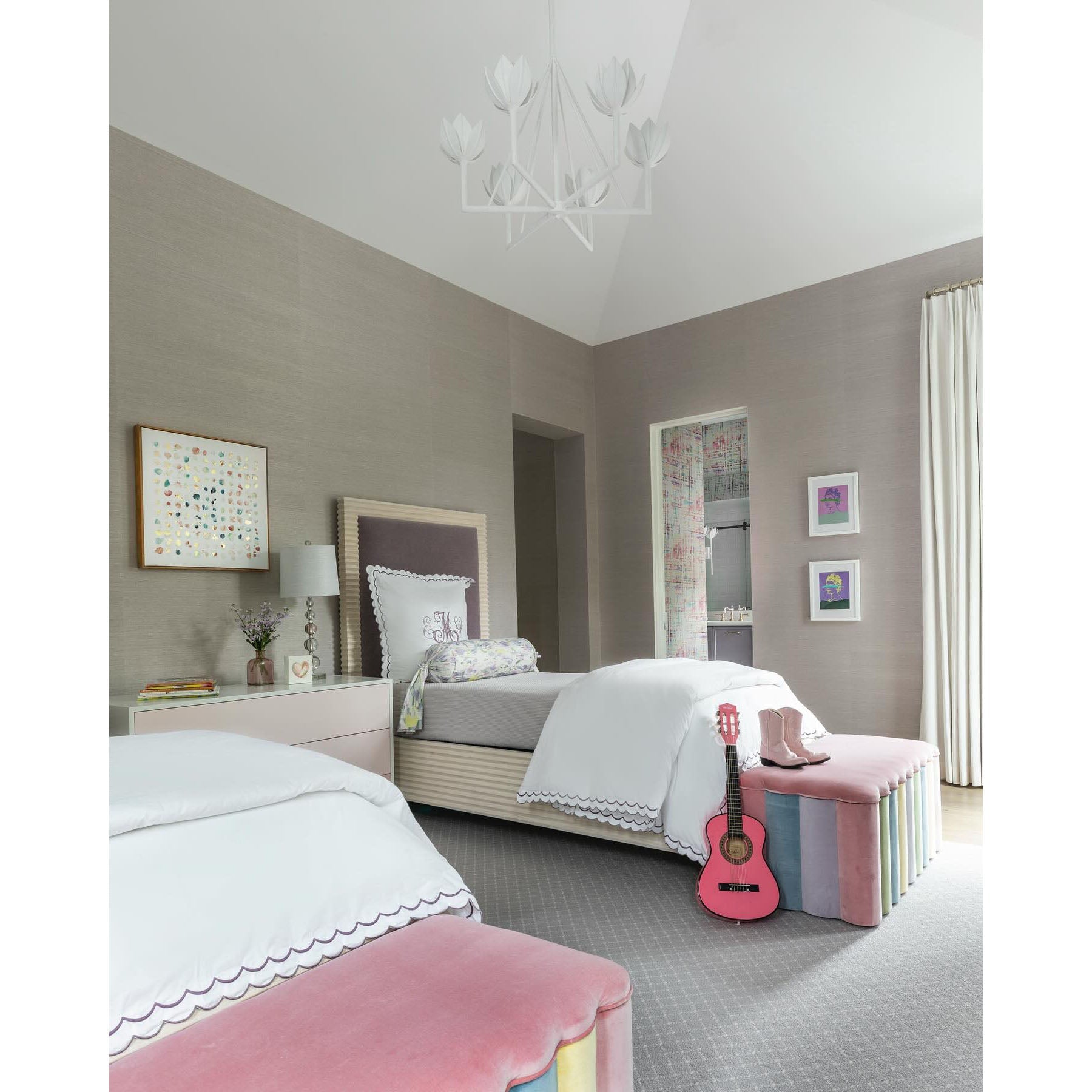 Ulmaris Floral Metal Chandelier - Letslighting