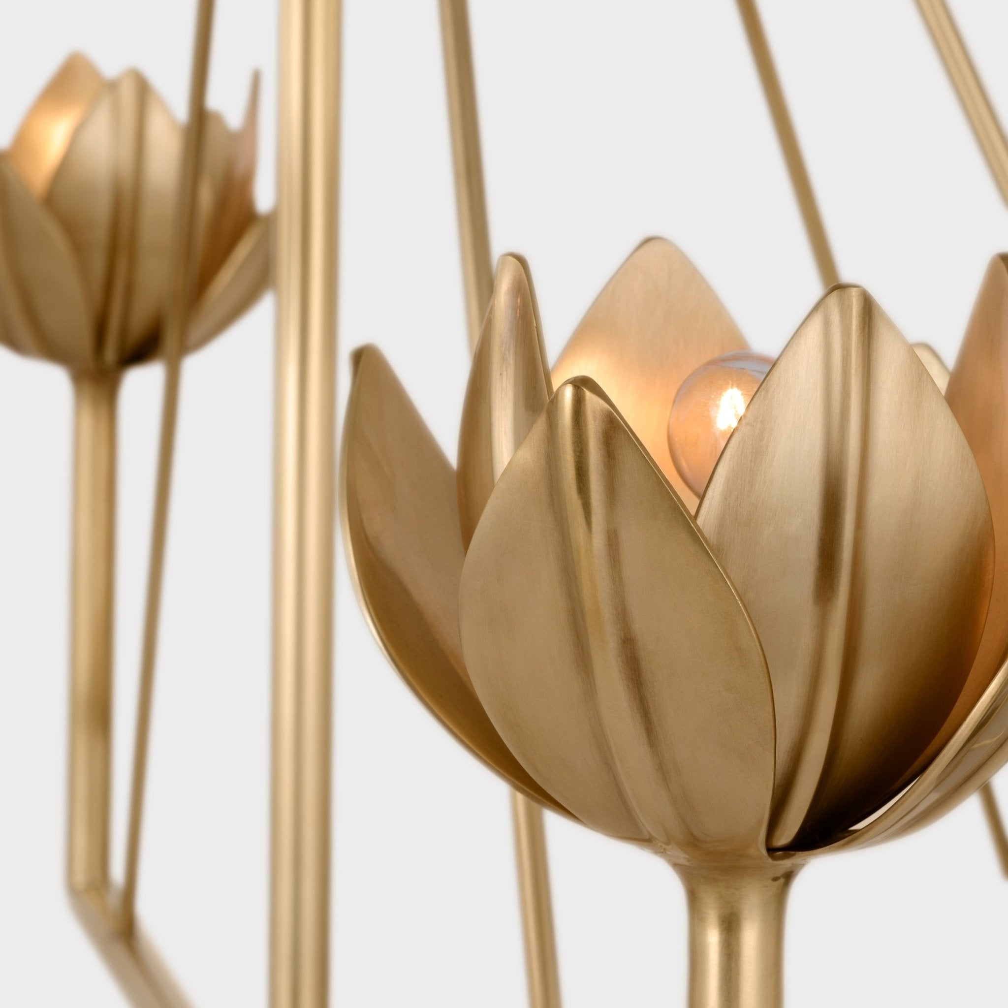 Ulmaris Floral Metal Chandelier - Letslighting