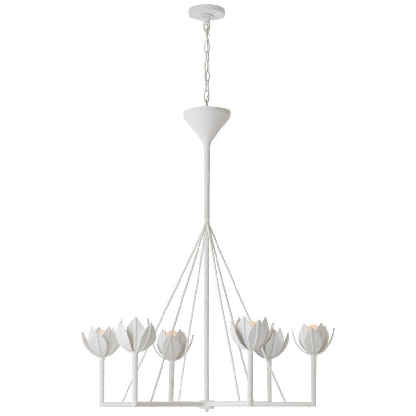 Ulmaris Floral Metal Chandelier - Letslighting